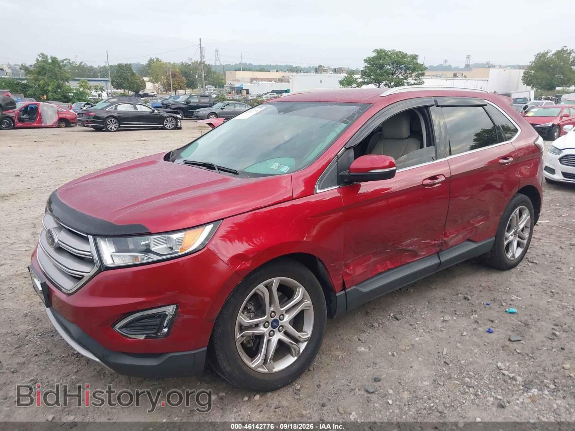 2015 FORD EDGE - VIN: 2FMTK4K96FBB56802 - Фото 2
