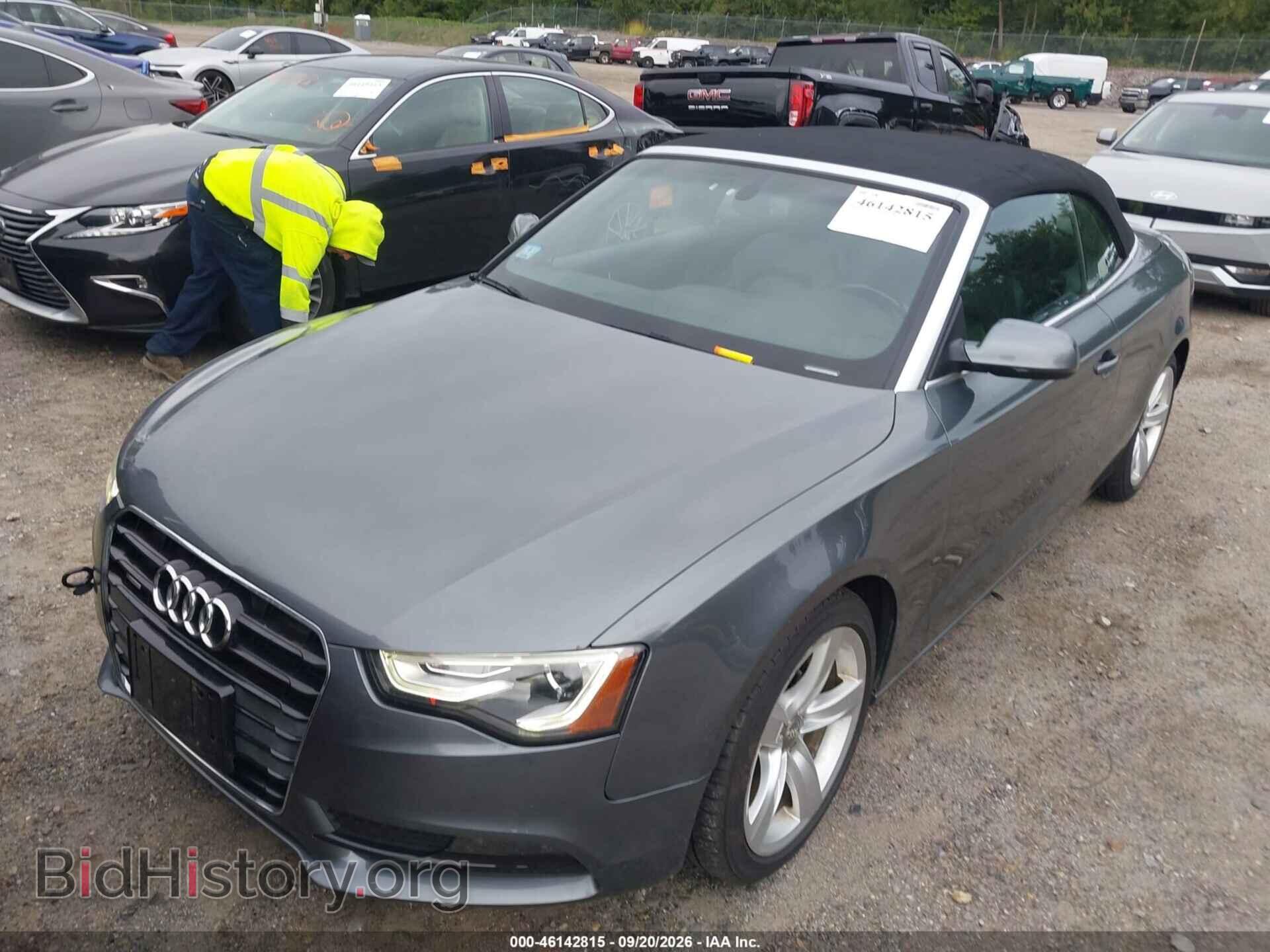 2014 AUDI A5 - VIN: WAULFAFH5EN007449 - Фото 2