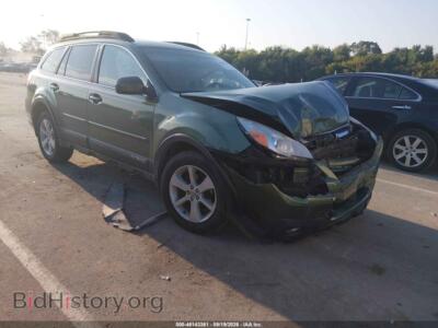 2014 Subaru OUTBACK 2.5I Premium, зеленый — VIN 4S4BRCDC4E3308519, IAAI