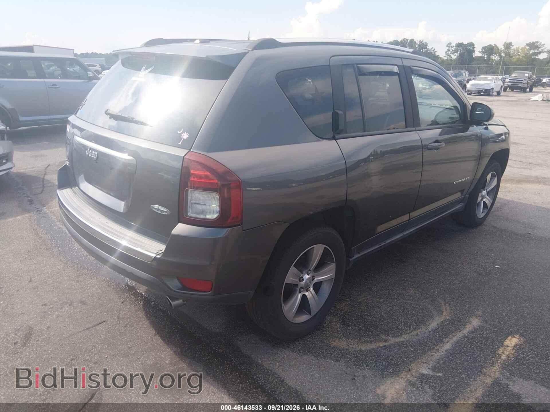 2016 JEEP COMPASS - VIN: 1C4NJDEB9GD795833 - Фото 4