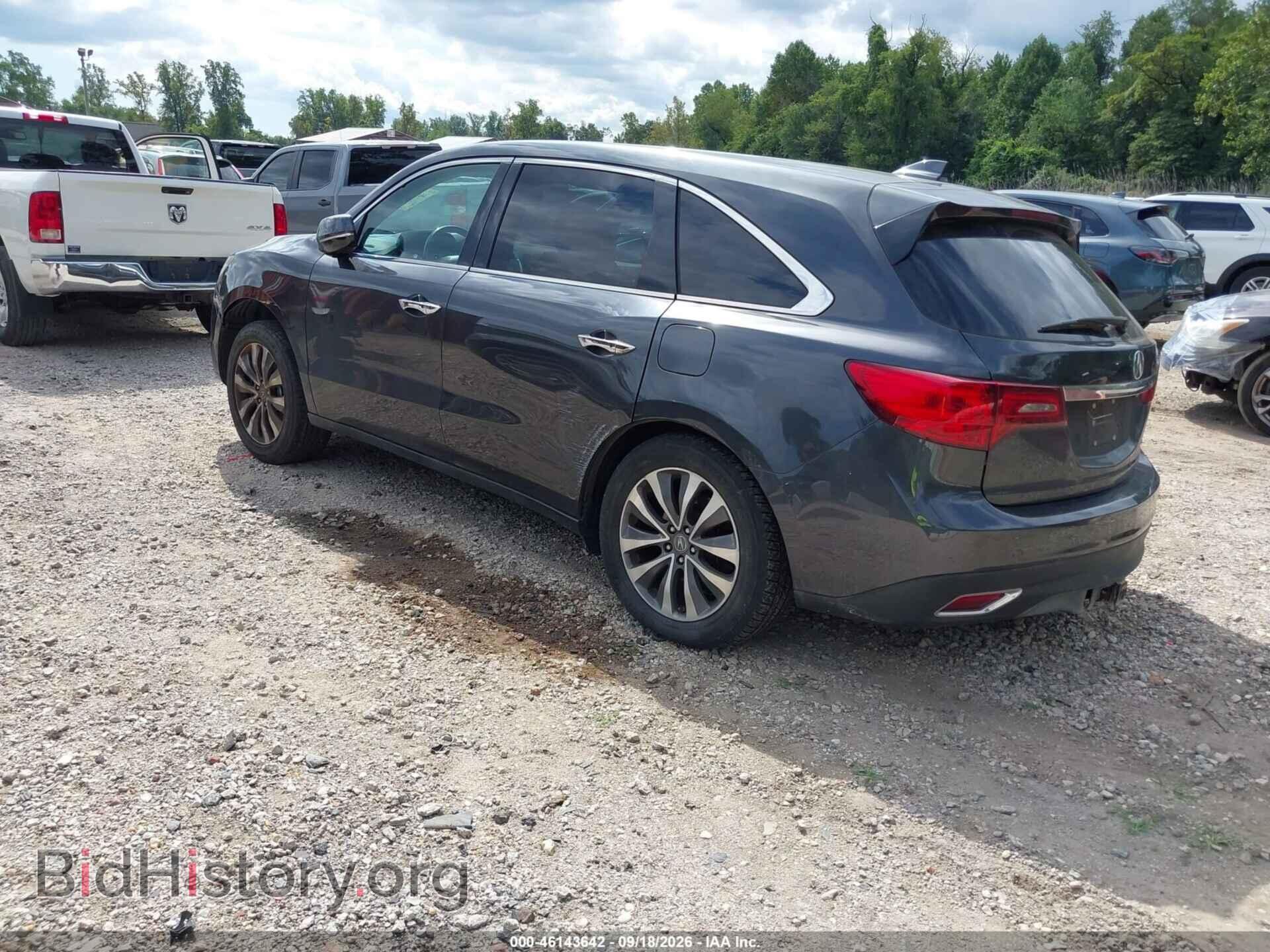 2016 ACURA MDX - VIN: 5FRYD4H43GB024986 - Фото 3