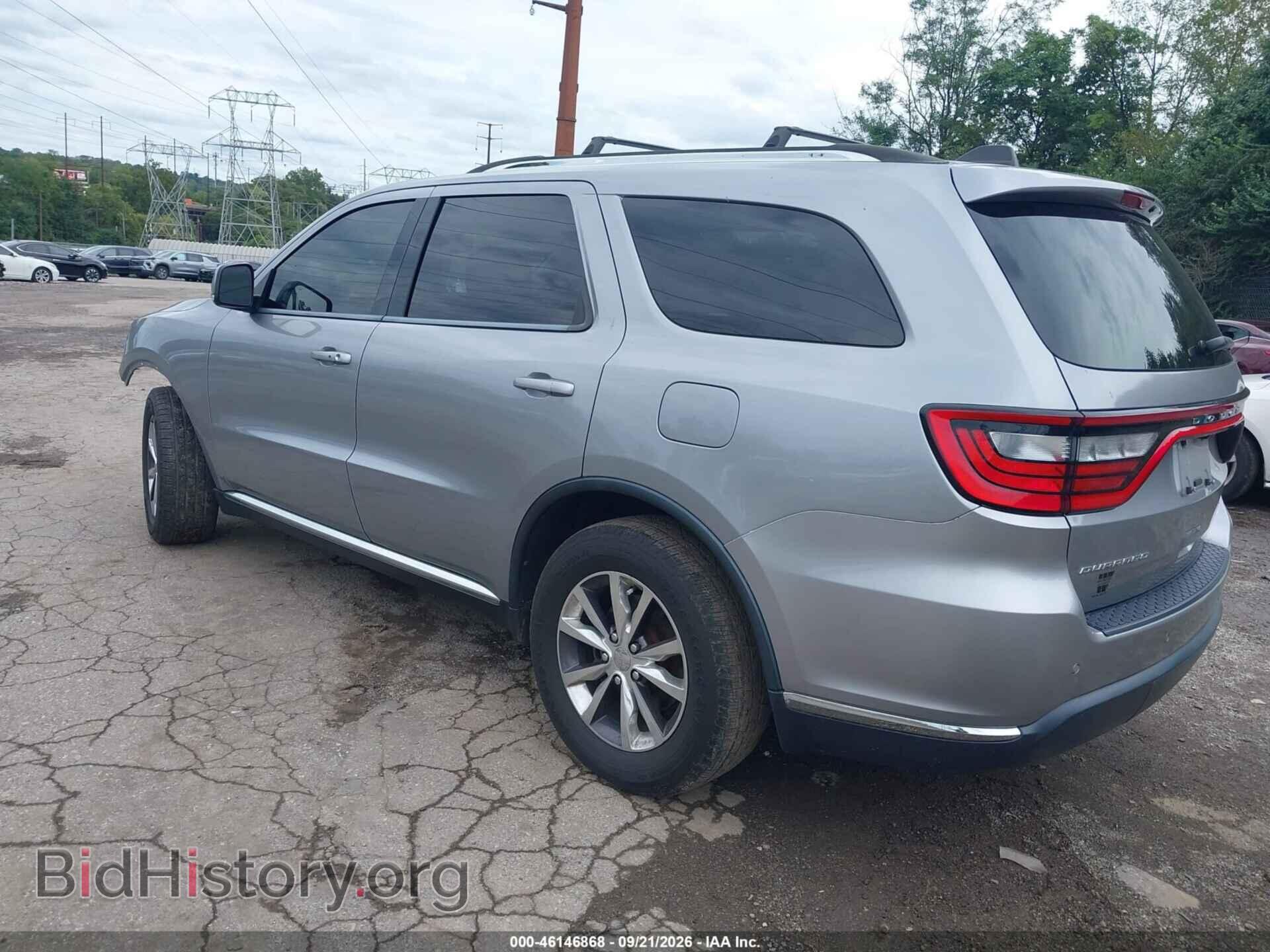 2016 DODGE DURANGO - VIN: 1C4RDHDG6GC455445 - Фото 3