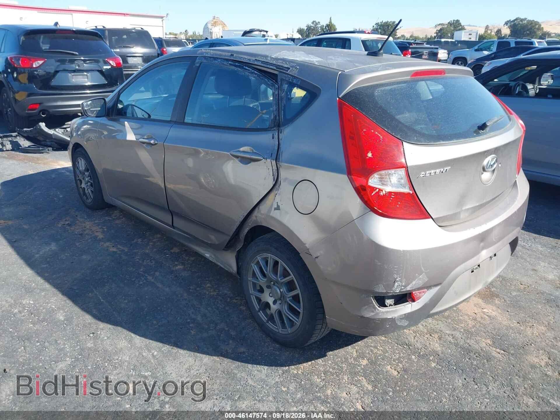 2014 HYUNDAI ACCENT - VIN: KMHCT5AE8EU155676 - Фото 3