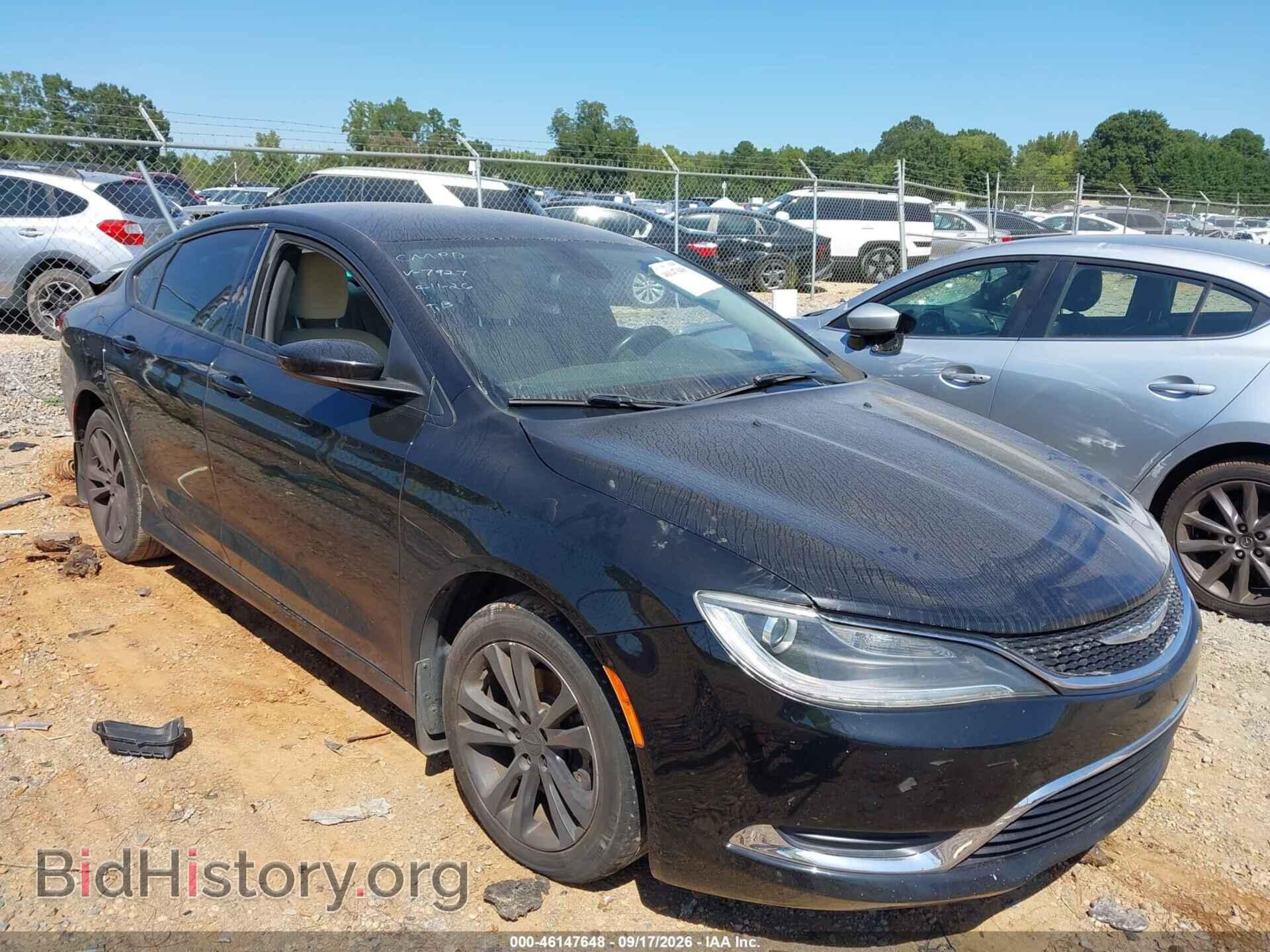 Фотография 1C3CCCAB5GN137927 - CHRYSLER 200 2016