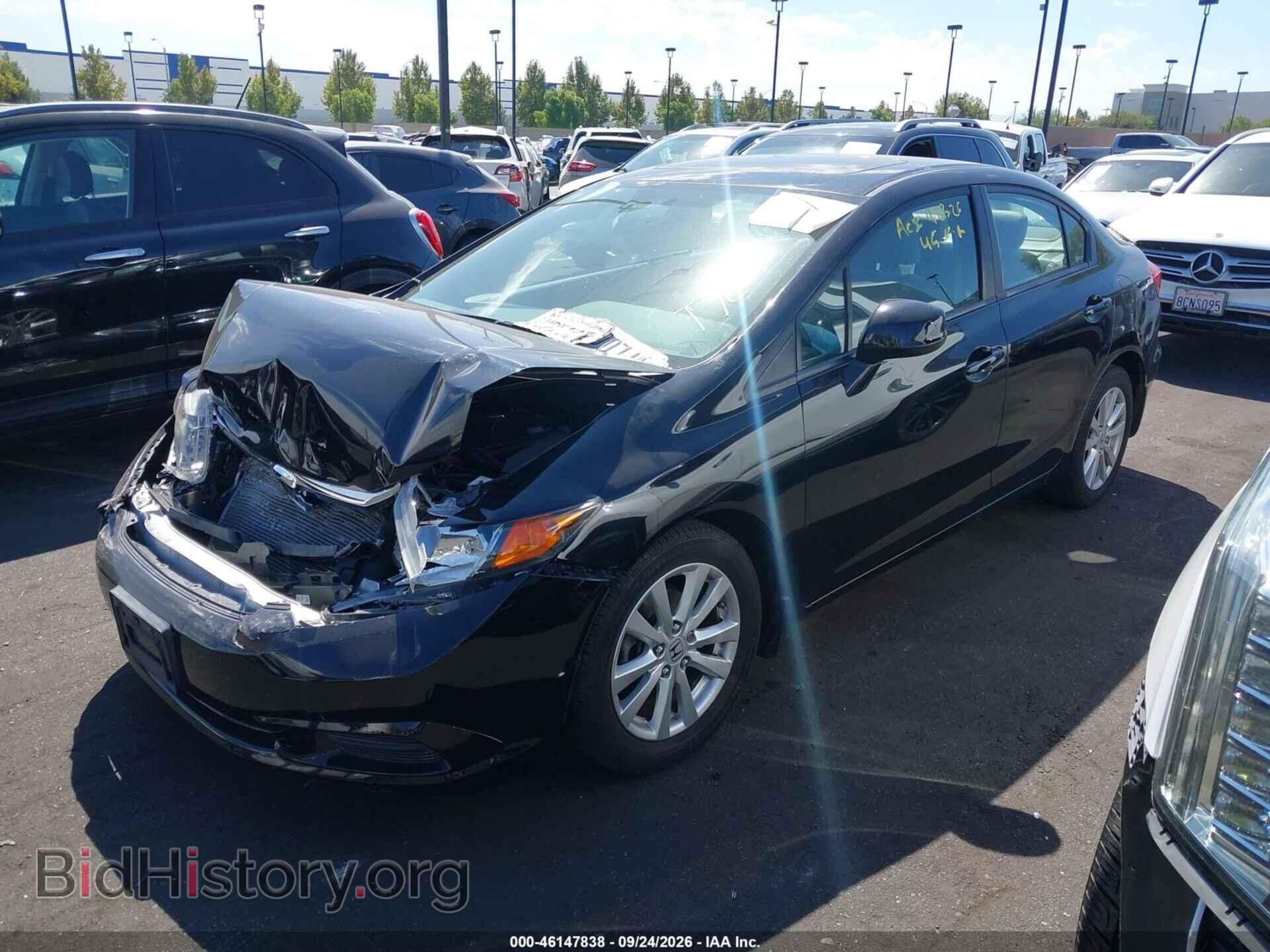 2012 HONDA CIVIC - VIN: 19XFB2F9XCE331847 - Фото 2