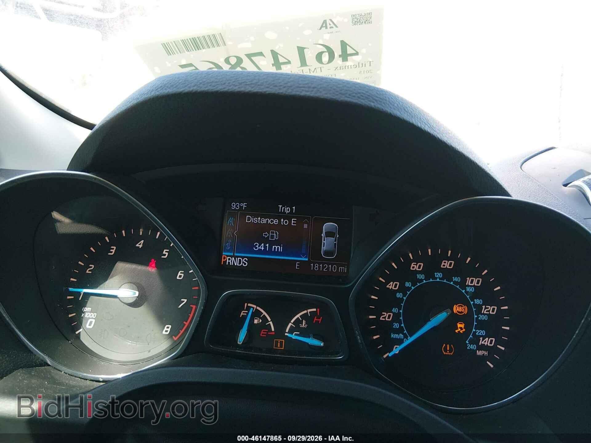 2015 FORD ESCAPE - VIN: 1FMCU0J98FUC35225 - Photo 7
