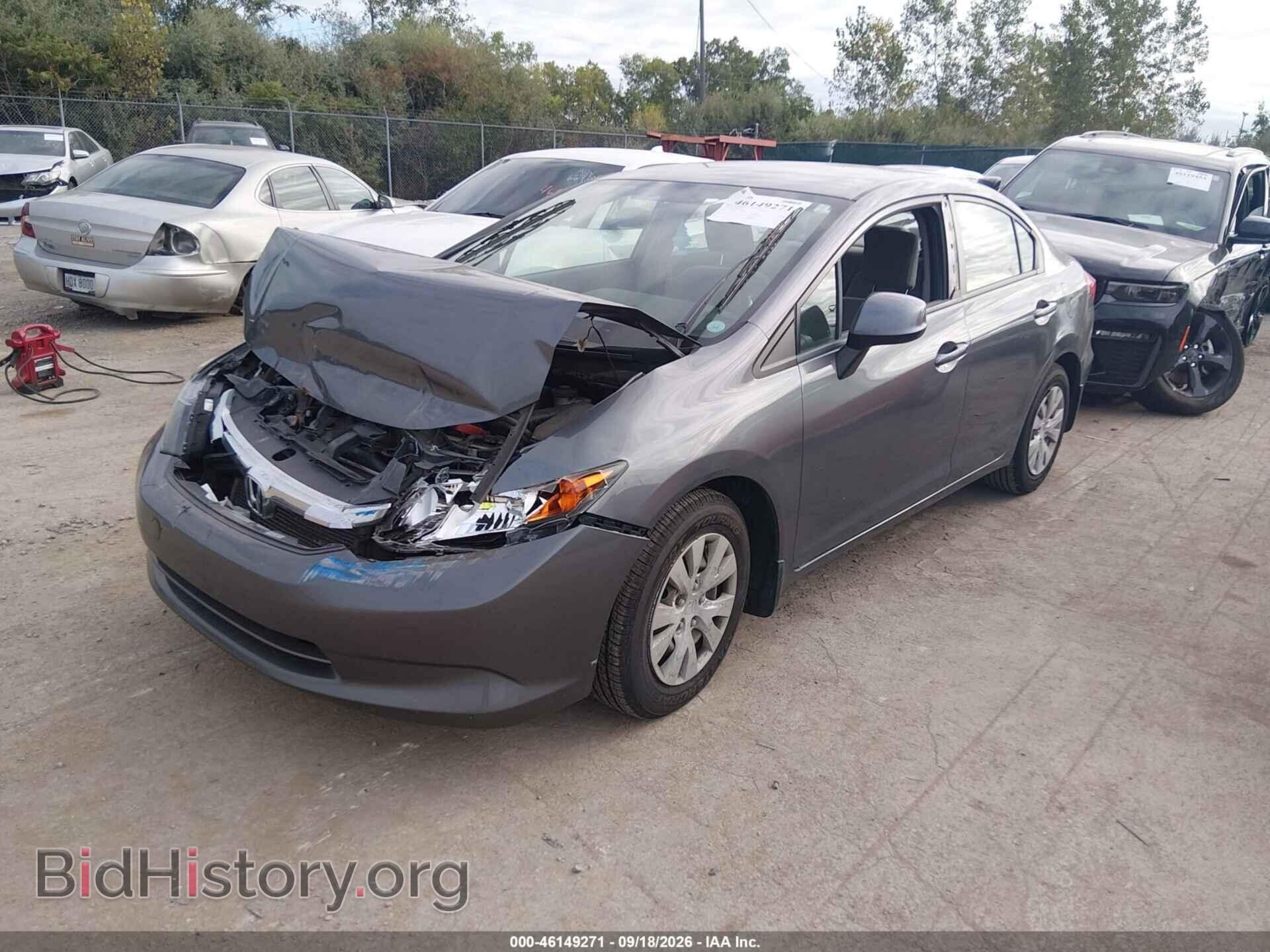 2012 HONDA CIVIC - VIN: JHMFB2F55CS000800 - Photo 2