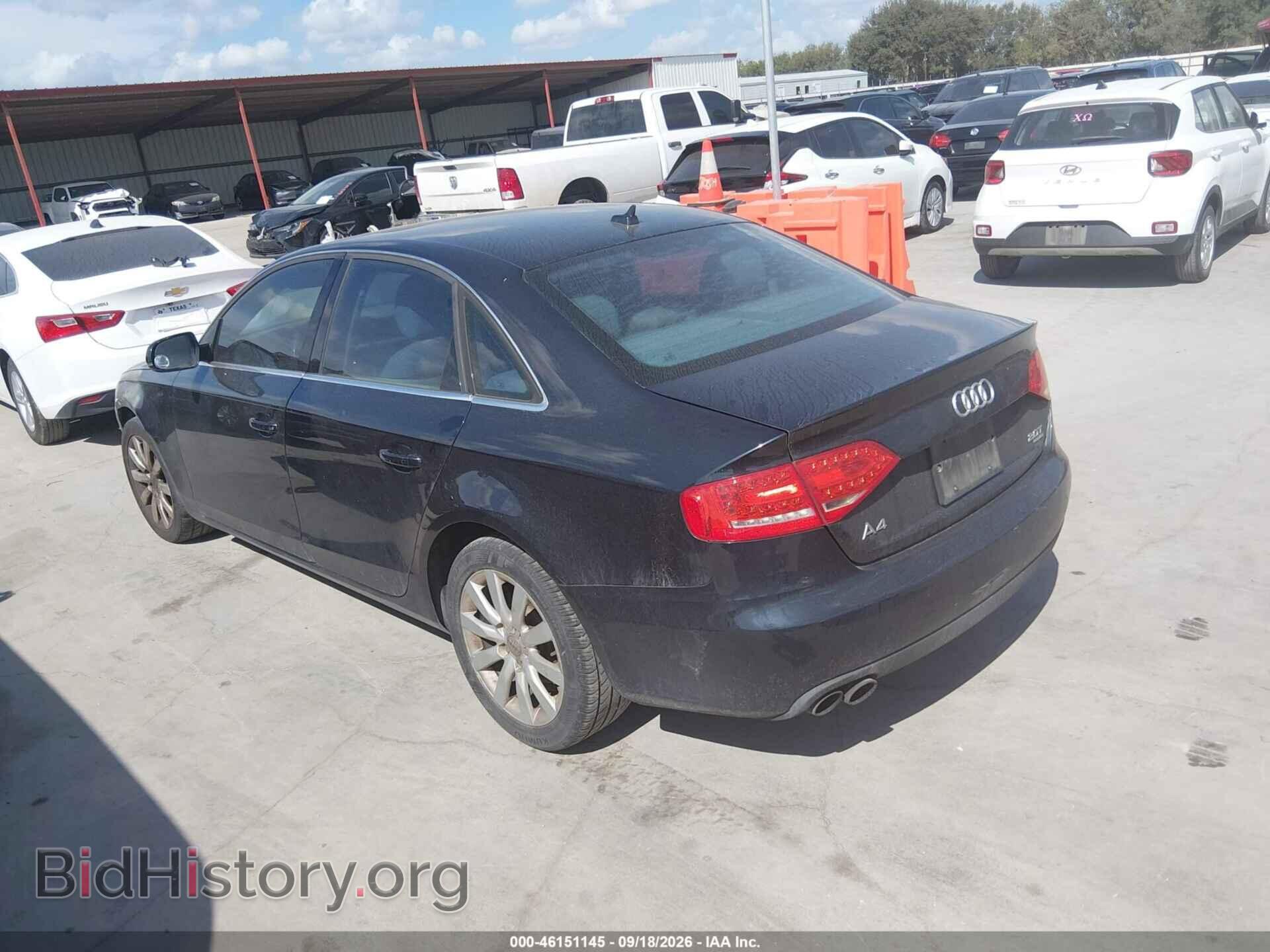 2012 AUDI A4 - VIN: WAUBFAFLXCA037020 - Photo 3