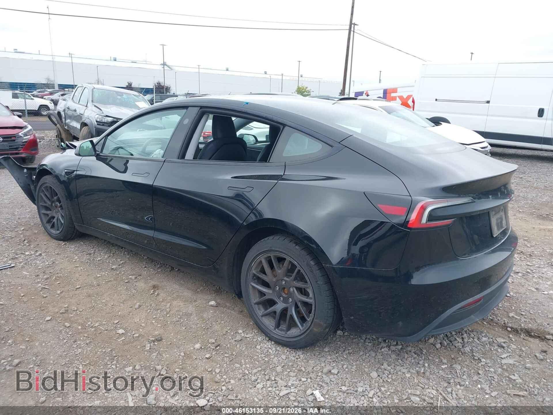 2024 TESLA MODEL 3 - VIN: 5YJ3E1EBXRF754794 - Фото 3