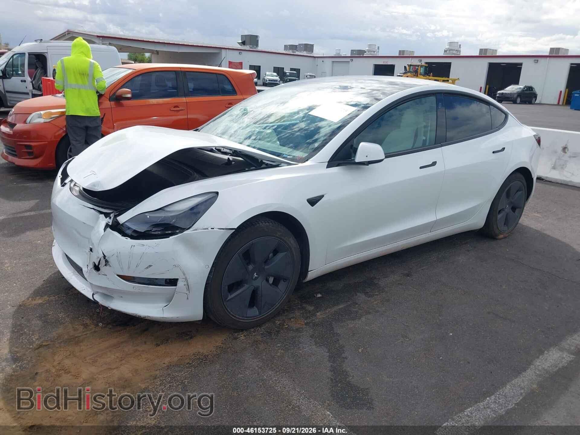 2021 TESLA MODEL 3 - VIN: 5YJ3E1EA3MF018411 - Фото 2