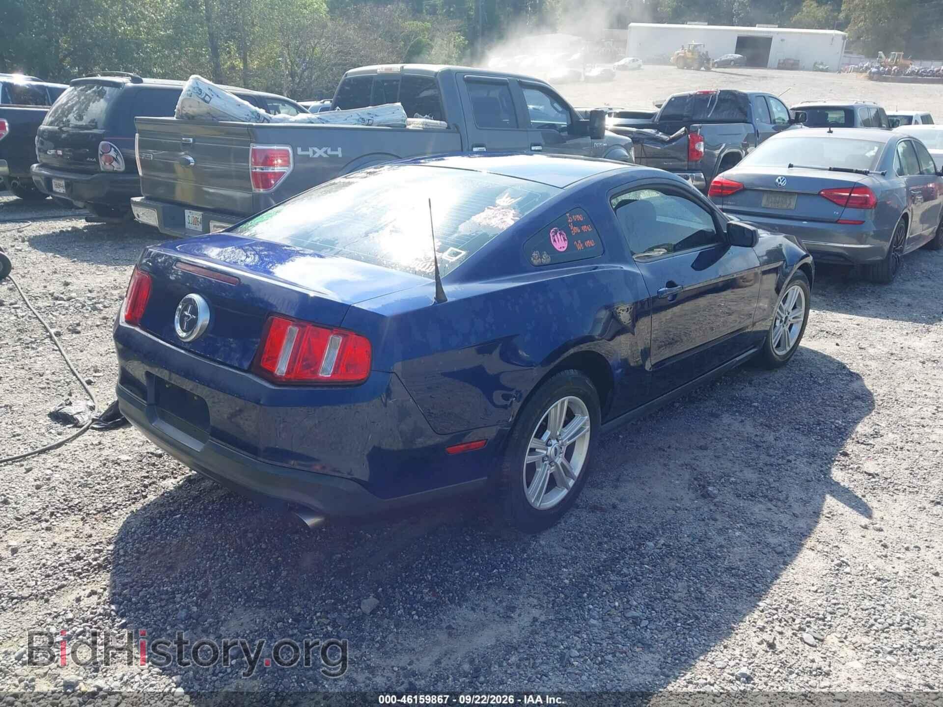 2012 FORD MUSTANG - VIN: 1ZVBP8AM2C5247612 - Фото 4