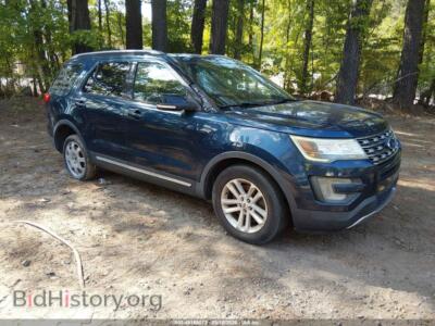 2016 Ford EXPLORER XLT, blue — VIN 1FM5K7D87GGC99010, IAAI