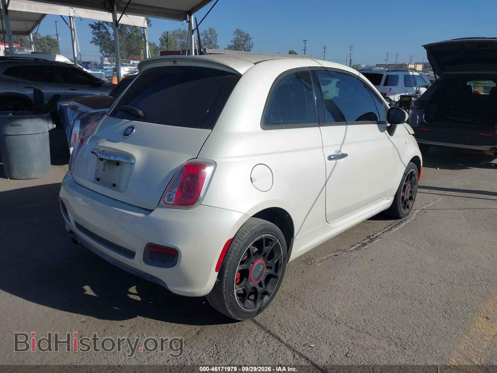 2015 FIAT 500 - VIN: 3C3CFFBR2FT741423 - Фото 4