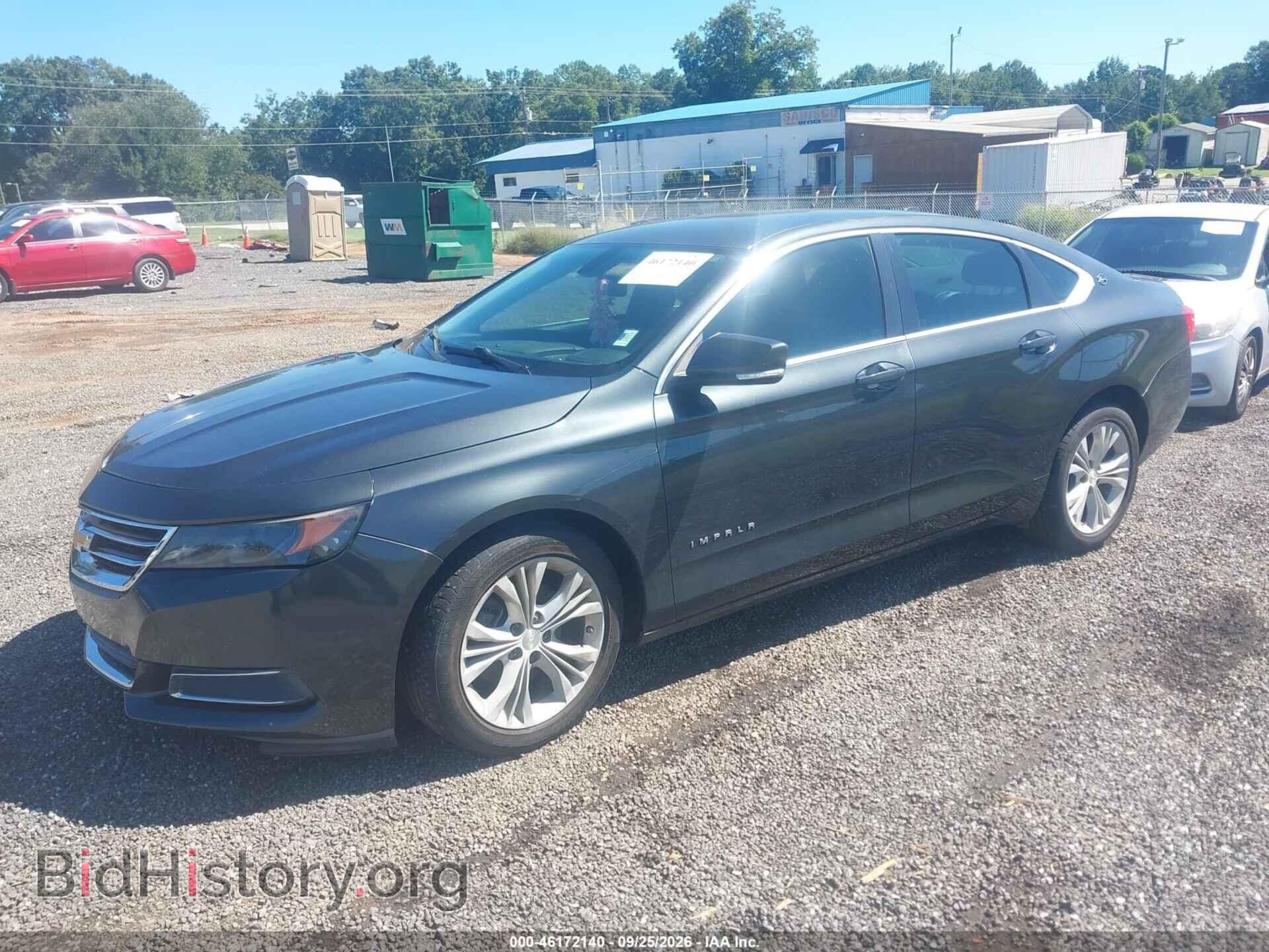 2014 CHEVROLET IMPALA - VIN: 2G1125S35E9122796 - Фото 2