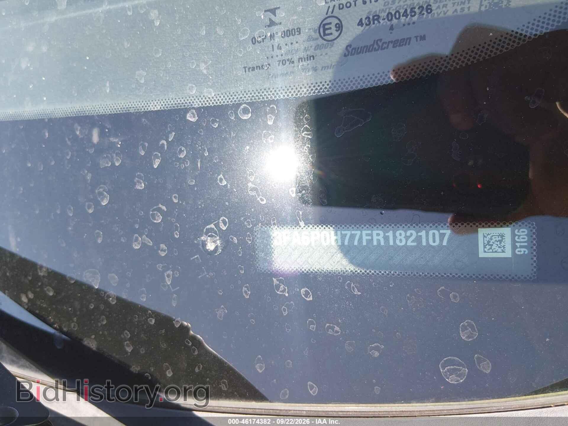 2015 FORD FUSION - VIN: 3FA6P0H77FR182107 - Фото 9