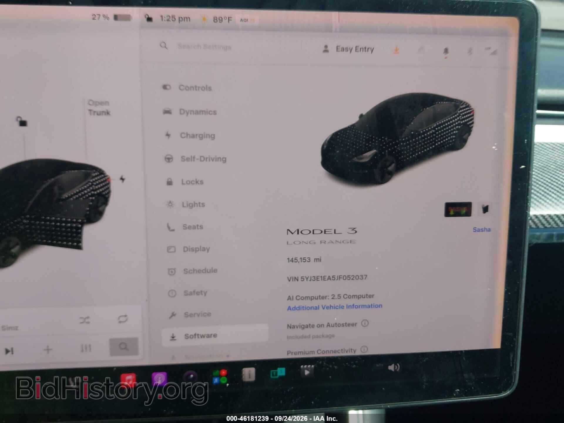 2018 TESLA MODEL 3 - VIN: 5YJ3E1EA5JF052037 - Фото 7