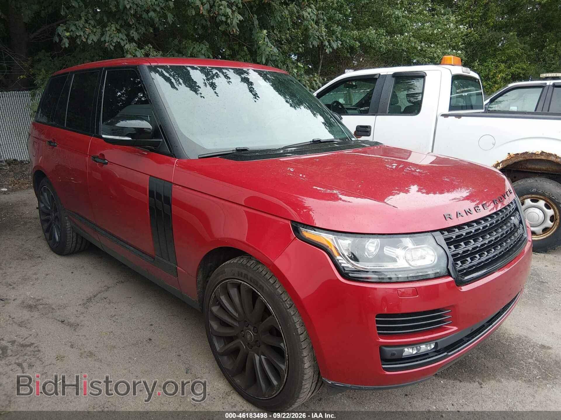 Фотография SALGS2FVXHA379126 - LAND ROVER RANGE ROVER 2017