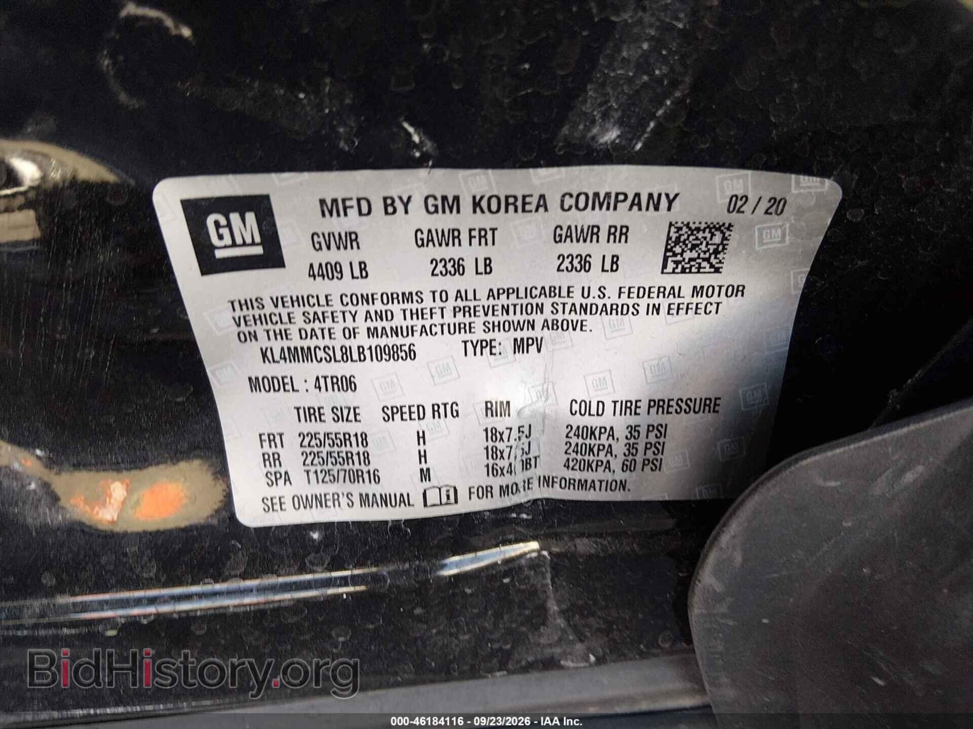 2020 BUICK ENCORE GX - VIN: KL4MMCSL8LB109856 - Photo 9