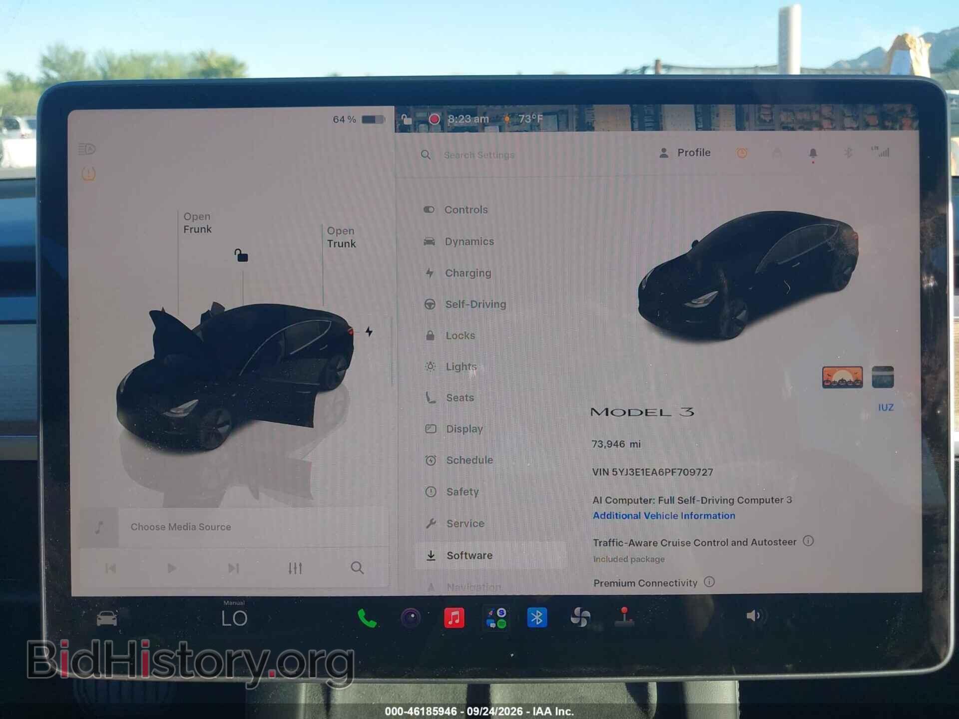 2023 TESLA MODEL 3 - VIN: 5YJ3E1EA6PF709727 - Photo 7