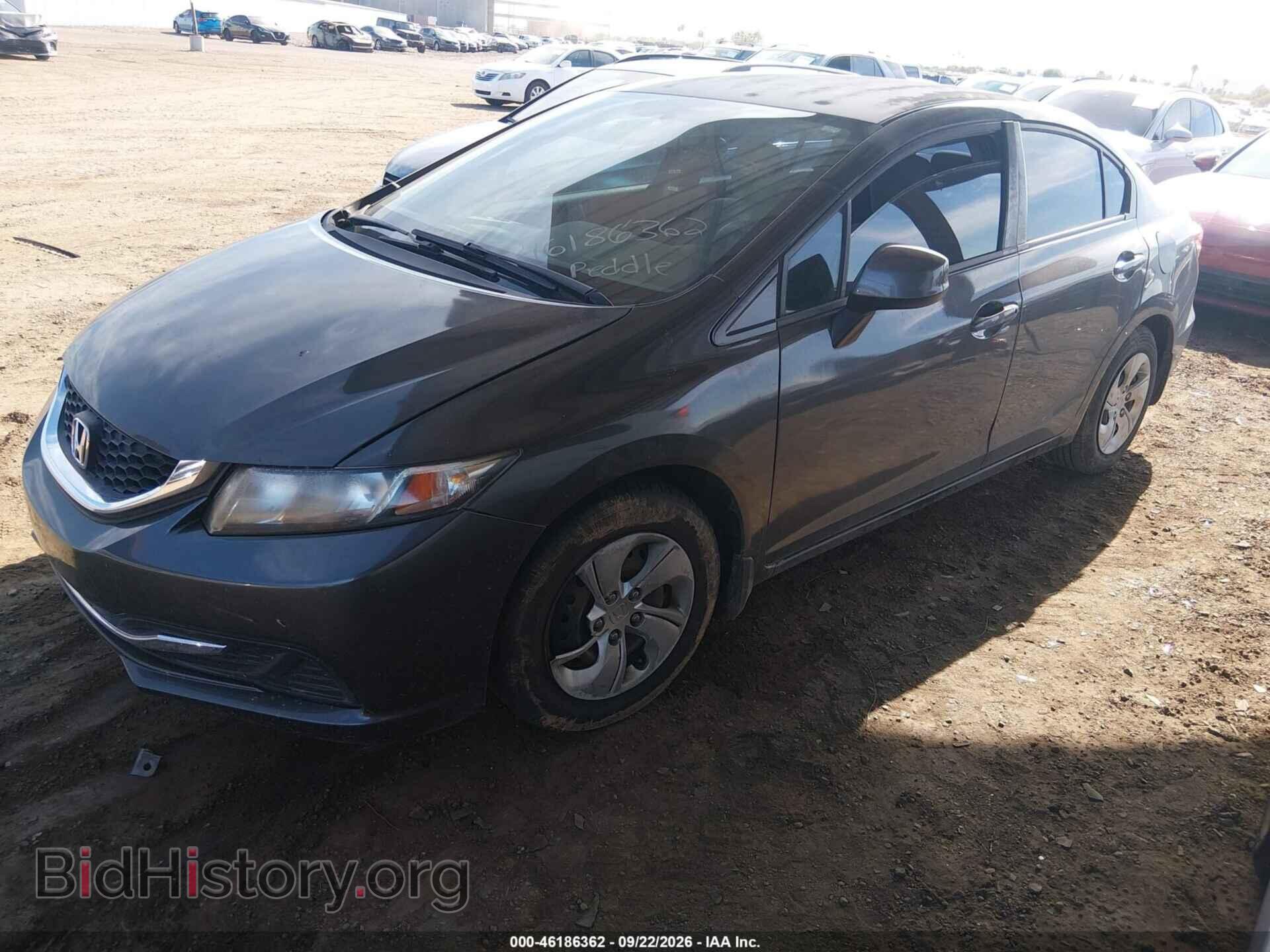 2013 HONDA CIVIC - VIN: 2HGFB2F58DH574397 - Фото 2