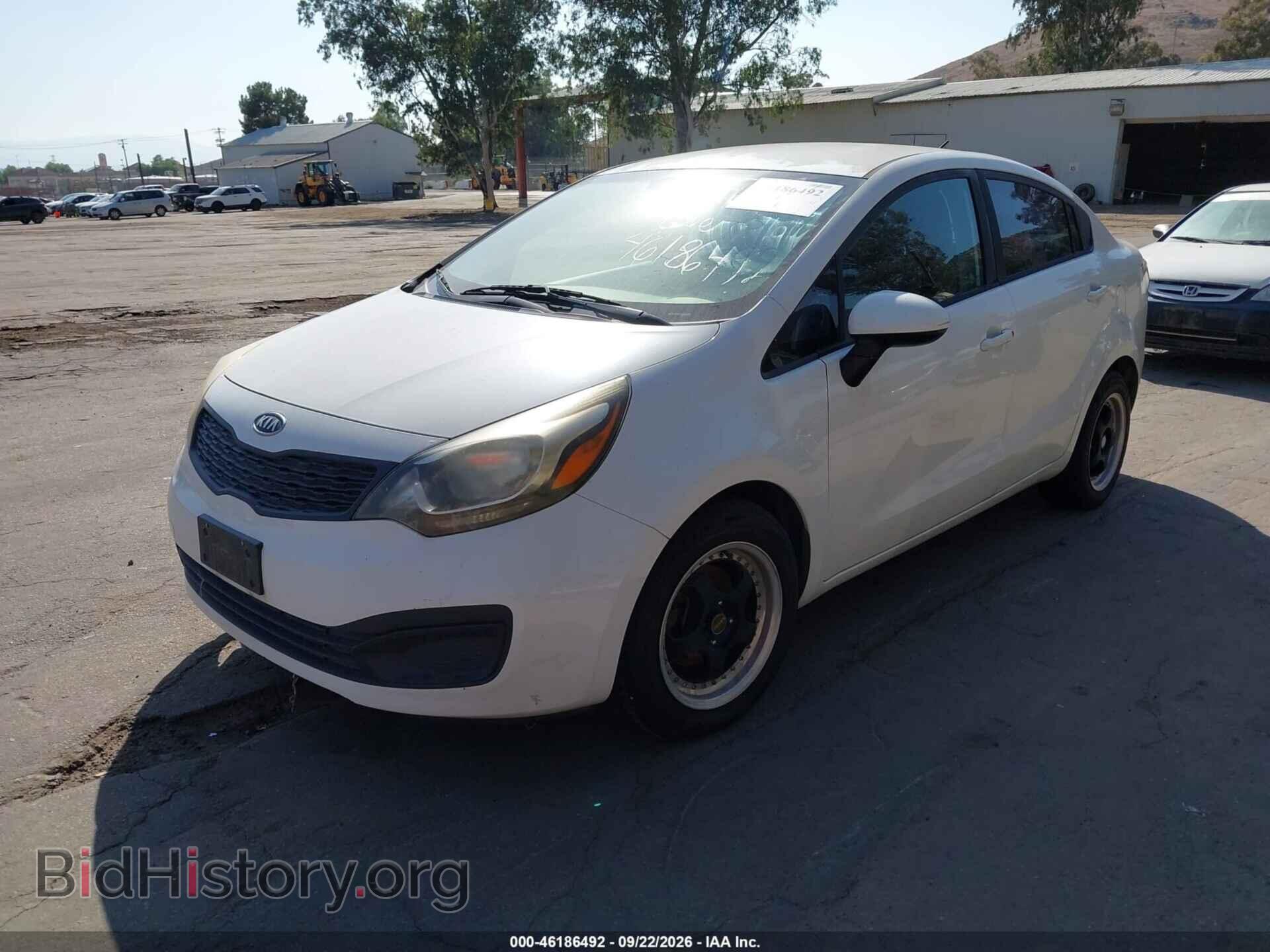 2012 KIA RIO - VIN: KNADM4A34C6041946 - Photo 2