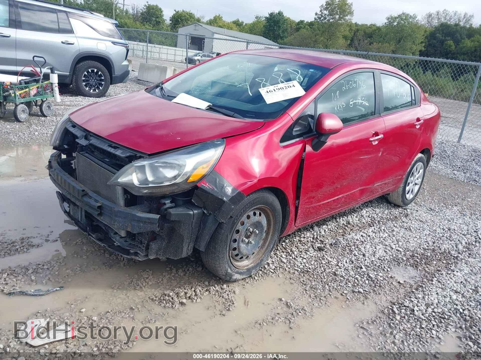 2014 KIA RIO - VIN: KNADM4A38E6417888 - Photo 2