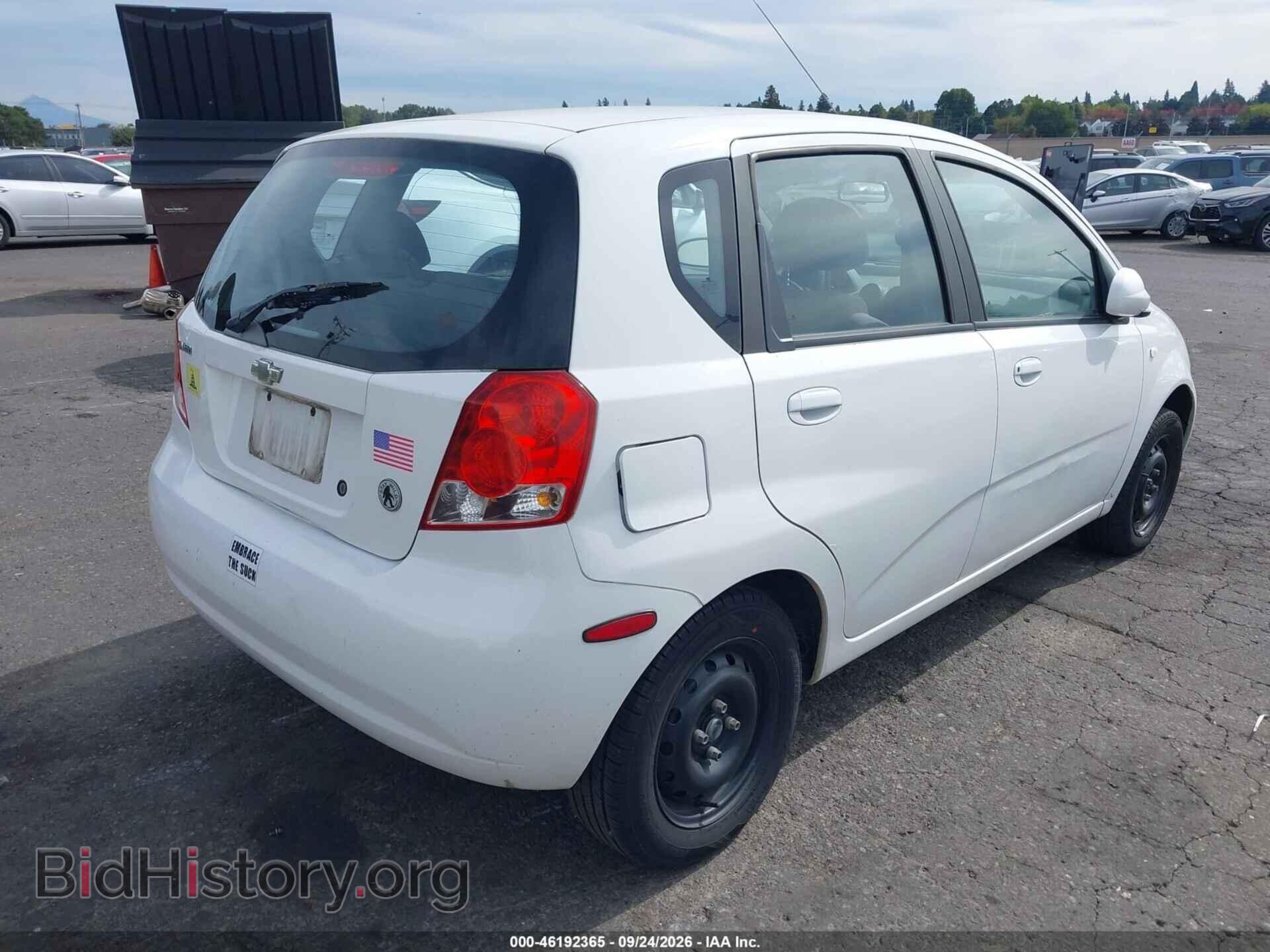2005 CHEVROLET AVEO - VIN: KL1TD62665B408379 - Фото 4