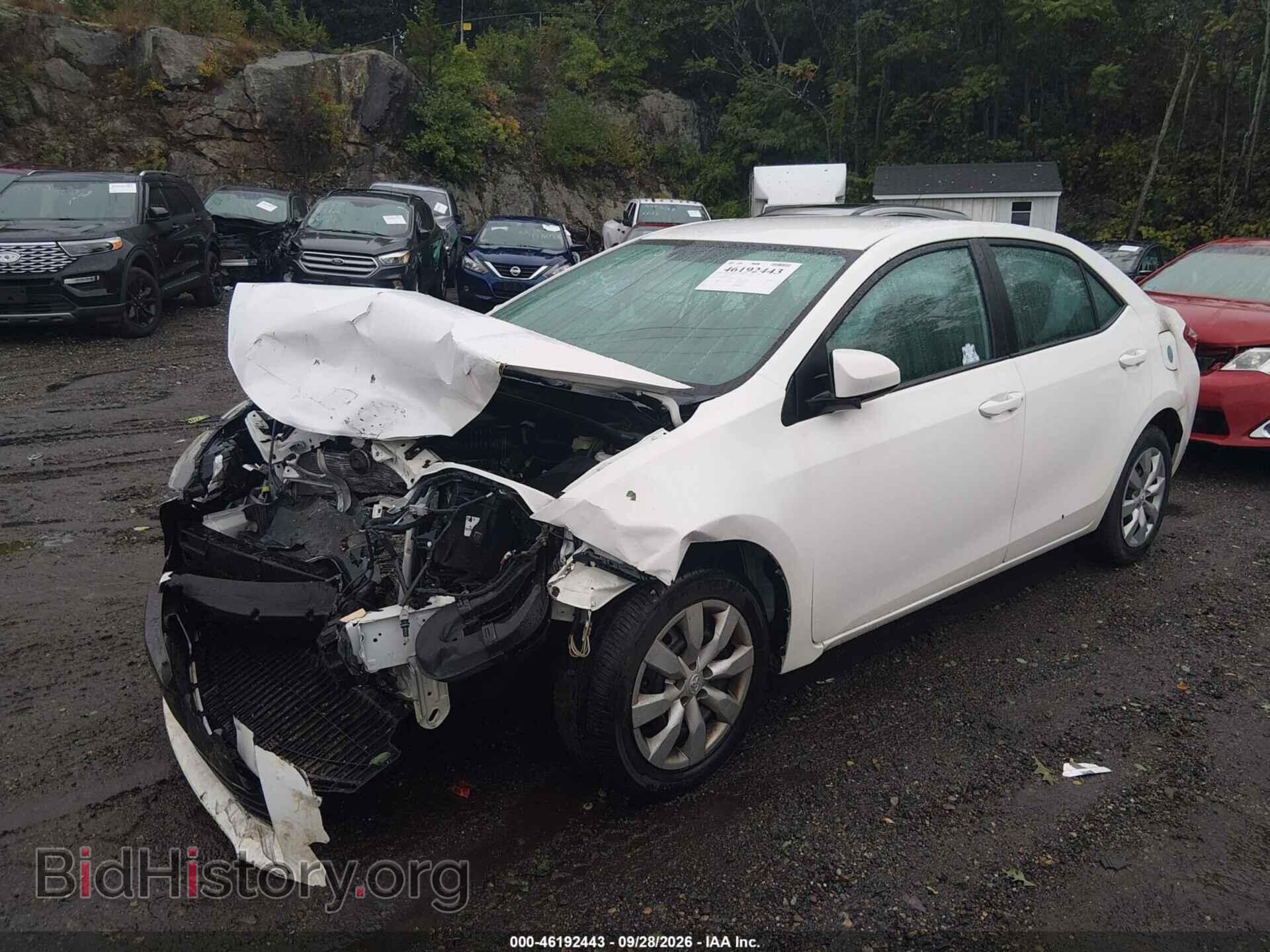 2016 TOYOTA COROLLA - VIN: 2T1BURHEXGC643702 - Фото 2