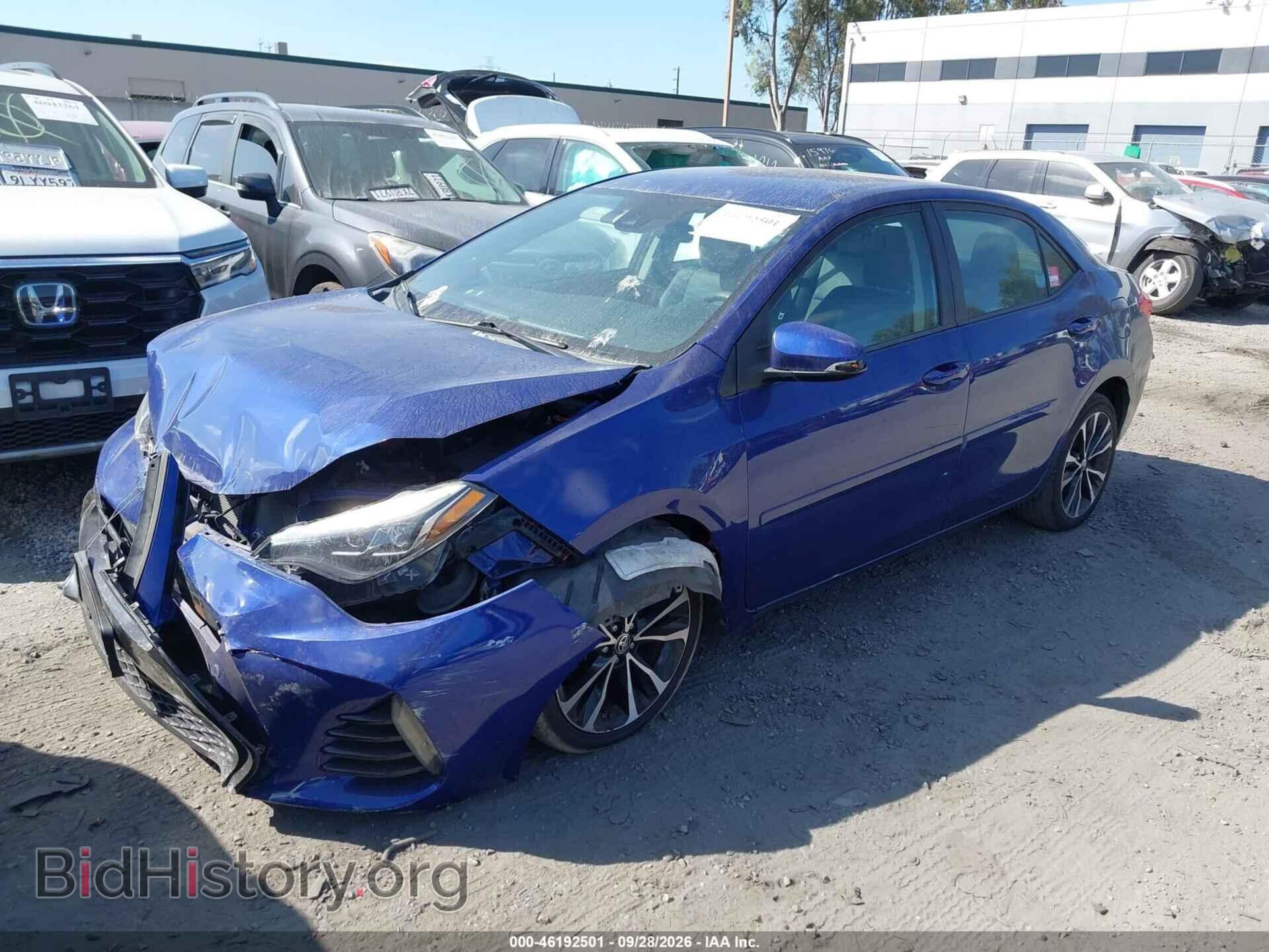 2017 TOYOTA COROLLA - VIN: 2T1BURHEXHC854223 - Фото 2