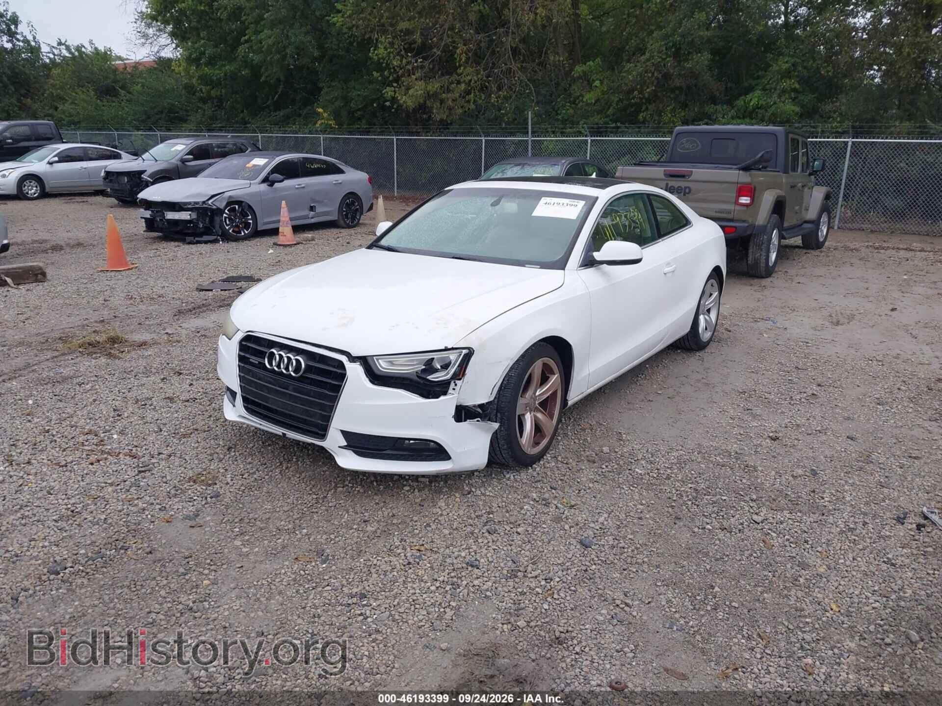 2013 AUDI A5 - VIN: WAULFAFR6DA002338 - Photo 2