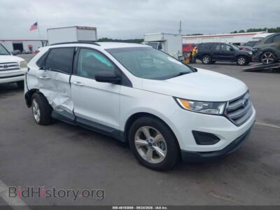 2017 Ford EDGE SE, white — VIN 2FMPK3G98HBC24721, IAAI