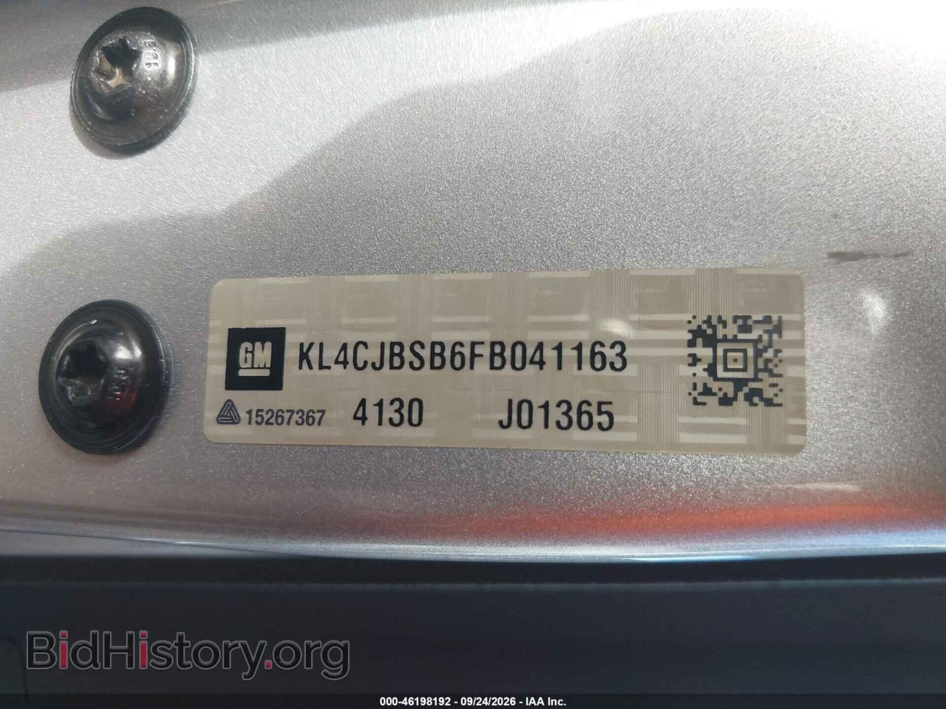 2015 BUICK ENCORE - VIN: KL4CJBSB6FB041163 - Фото 9