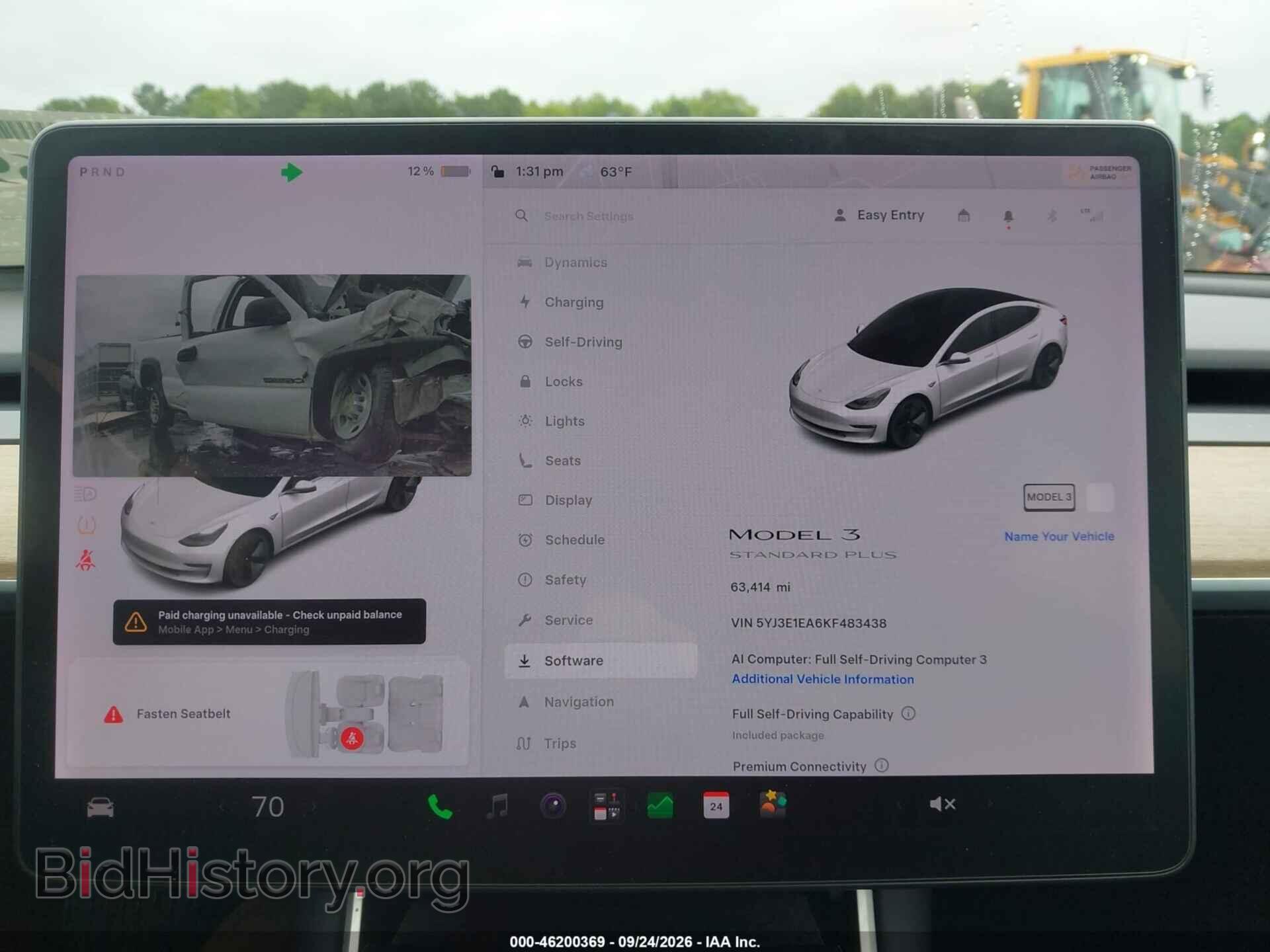 2019 TESLA MODEL 3 - VIN: 5YJ3E1EA6KF483438 - Photo 7