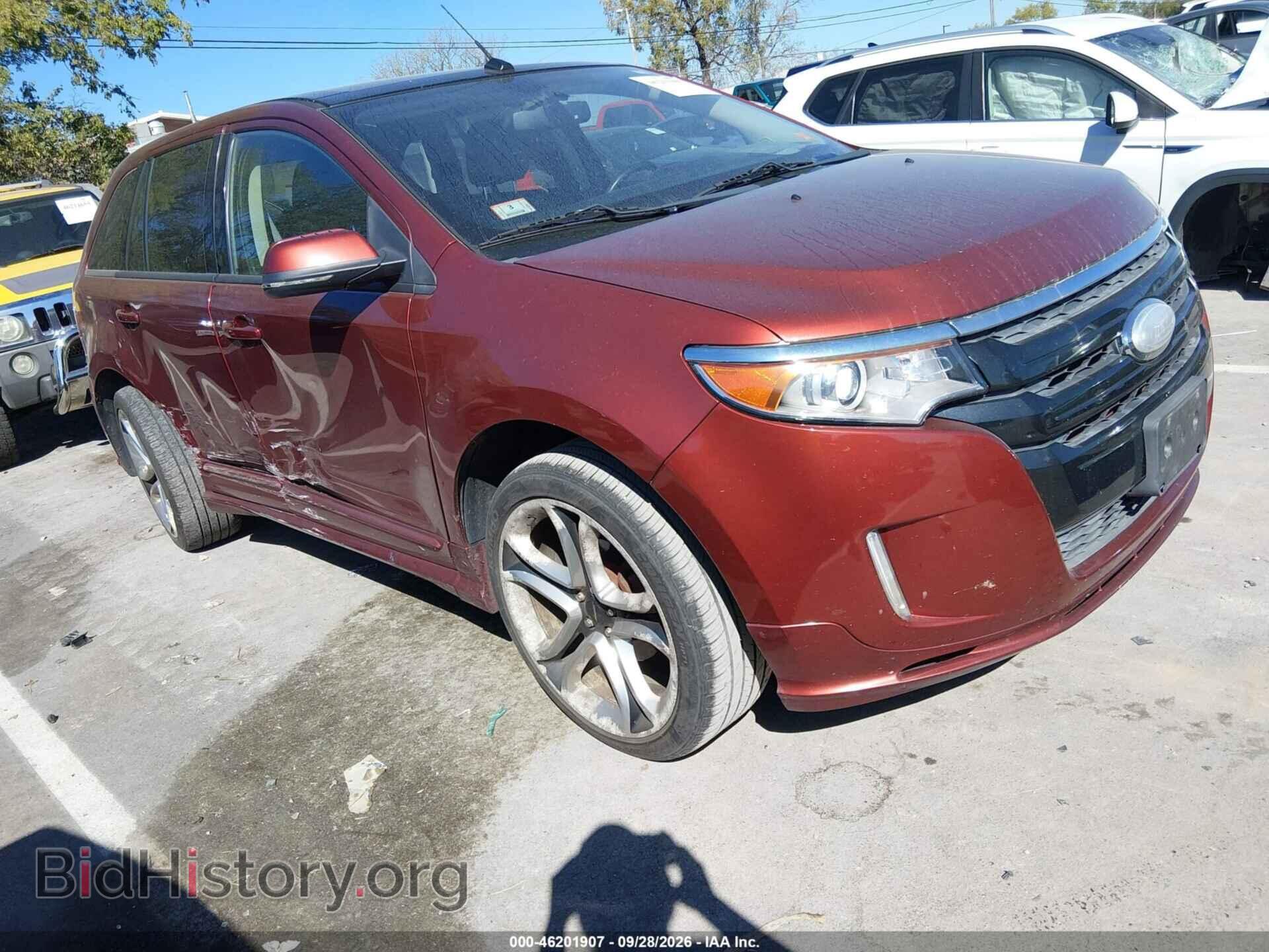 2014 Ford EDGE Sport (VIN 2FMDK4AK1EBA08404) — photo 1 of 16, IAAI, damage: right side