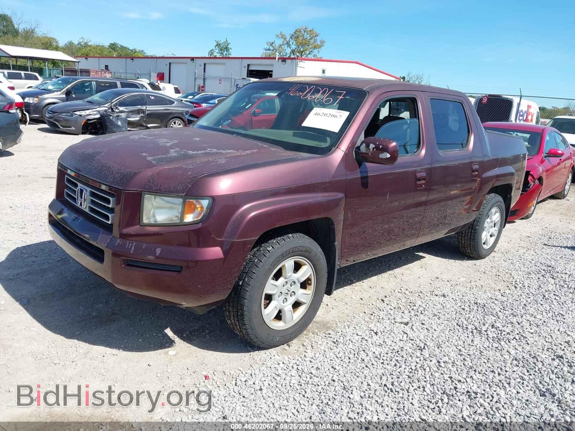 2007 HONDA RIDGELINE - VIN: 2HJYK16577H540954 - Фото 2