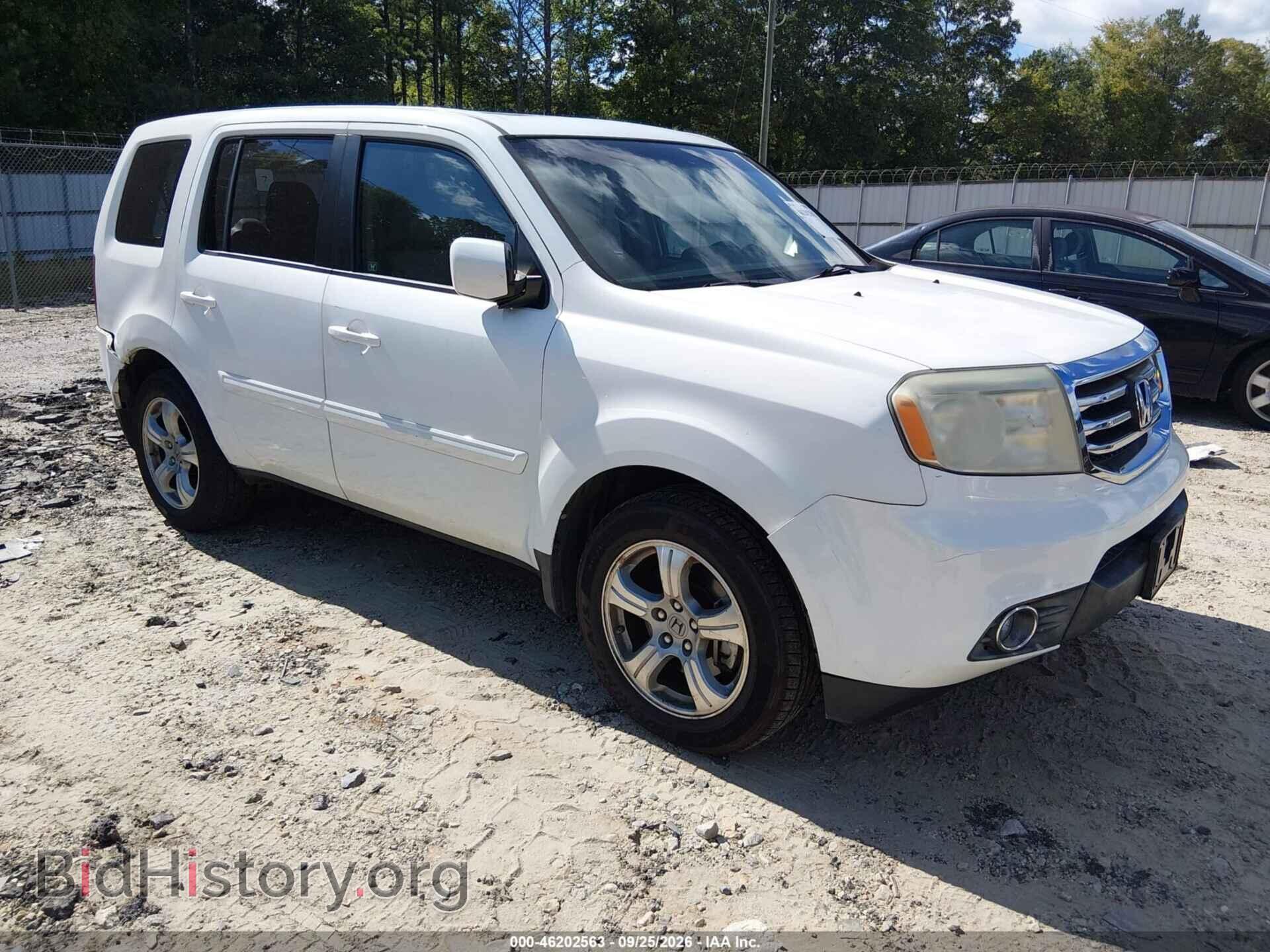 Фотография 5FNYF3H59CB014701 - HONDA PILOT 2012