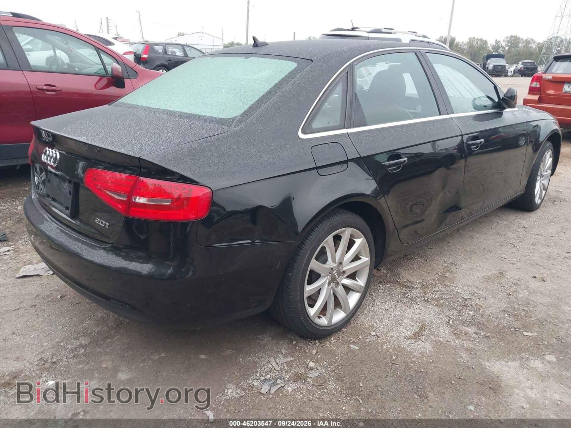 2013 AUDI A4 - VIN: WAUEFAFL5DN031942 - Photo 4