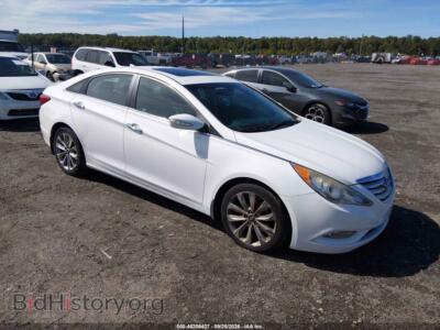 2013 Hyundai SONATA SE, white — VIN 5NPEC4AC0DH802134, IAAI