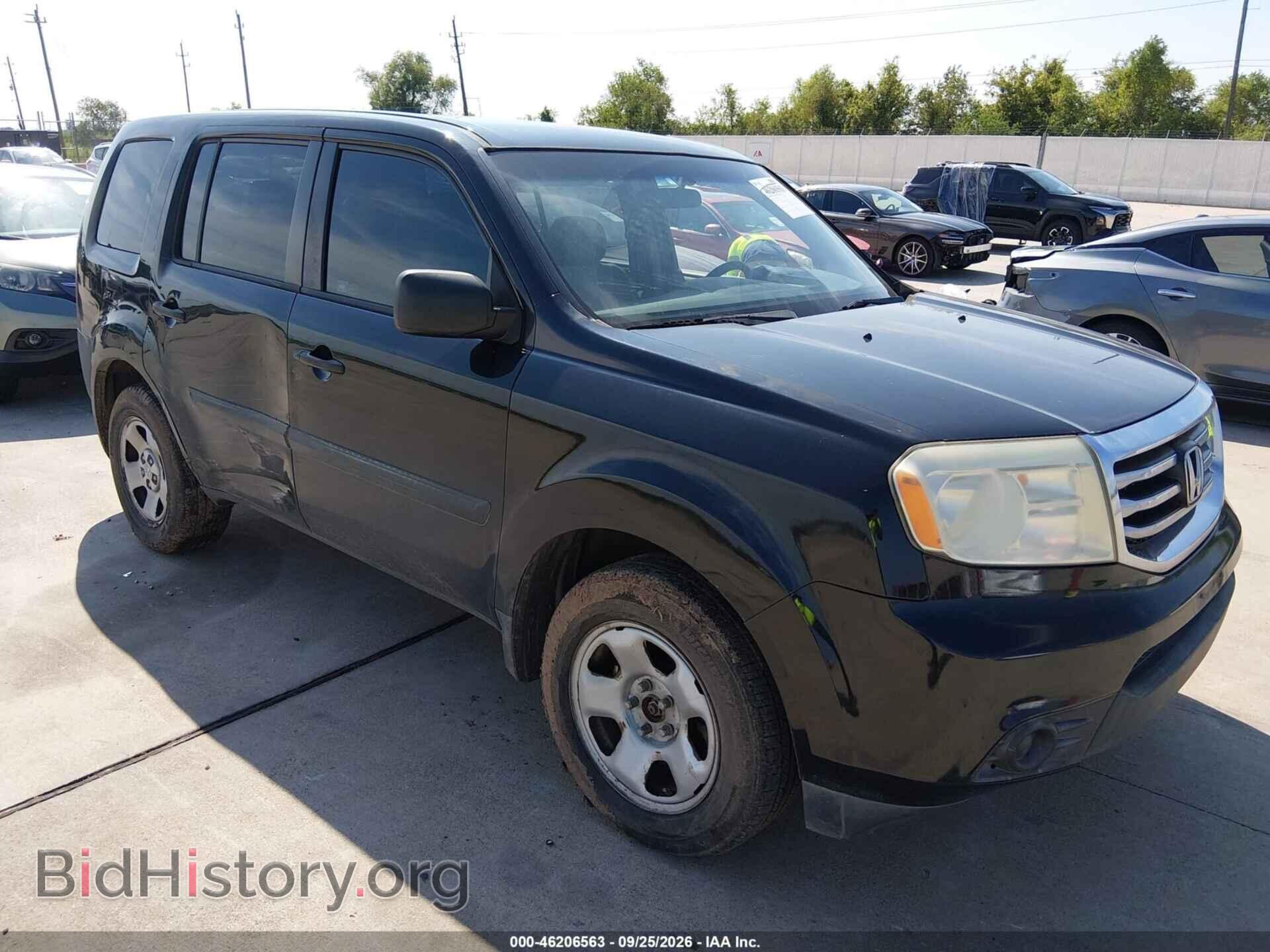 Photo 5FNYF3H2XCB026698 - HONDA PILOT 2012