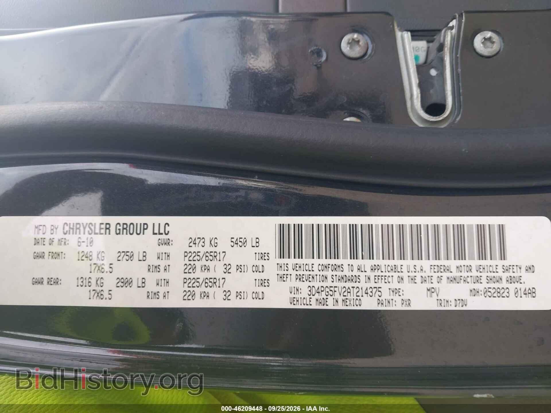 2010 DODGE JOURNEY - VIN: 3D4PG5FV2AT214375 - Photo 9