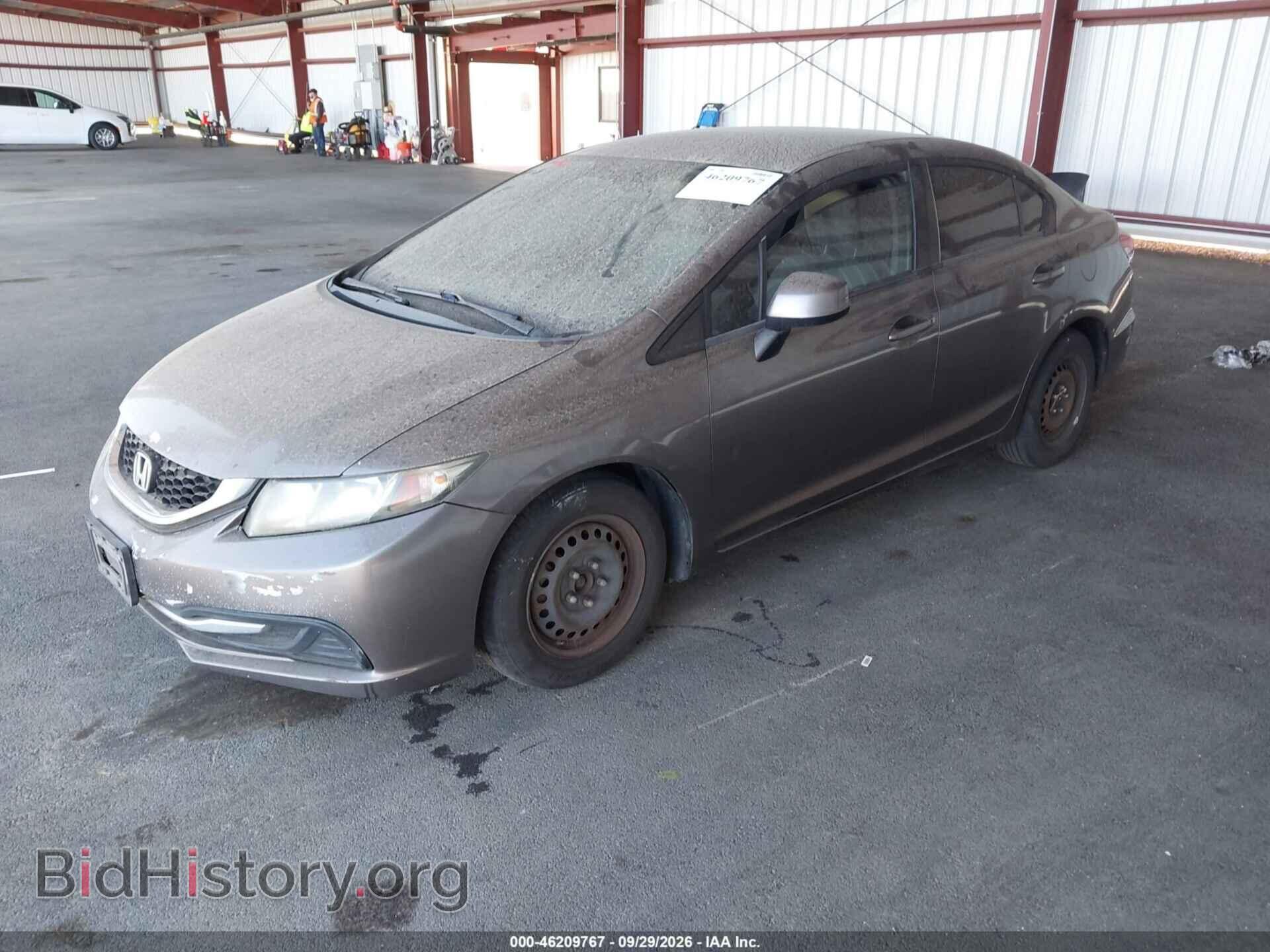 2013 HONDA CIVIC - VIN: 19XFB2F52DE218652 - Фото 2