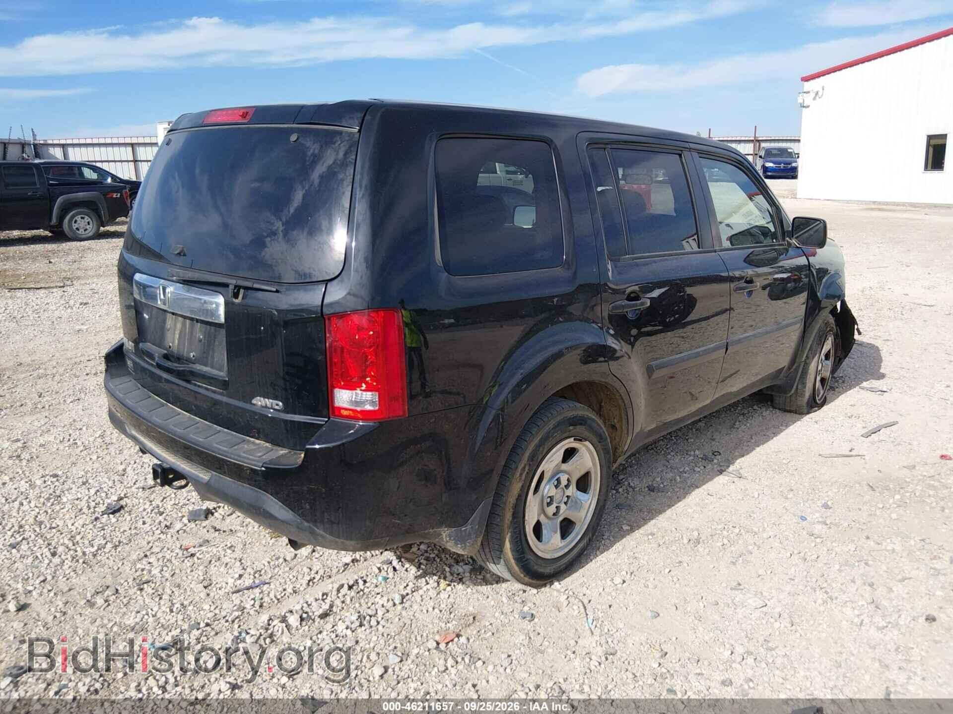 2013 HONDA PILOT - VIN: 5FNYF4H21DB036236 - Photo 4