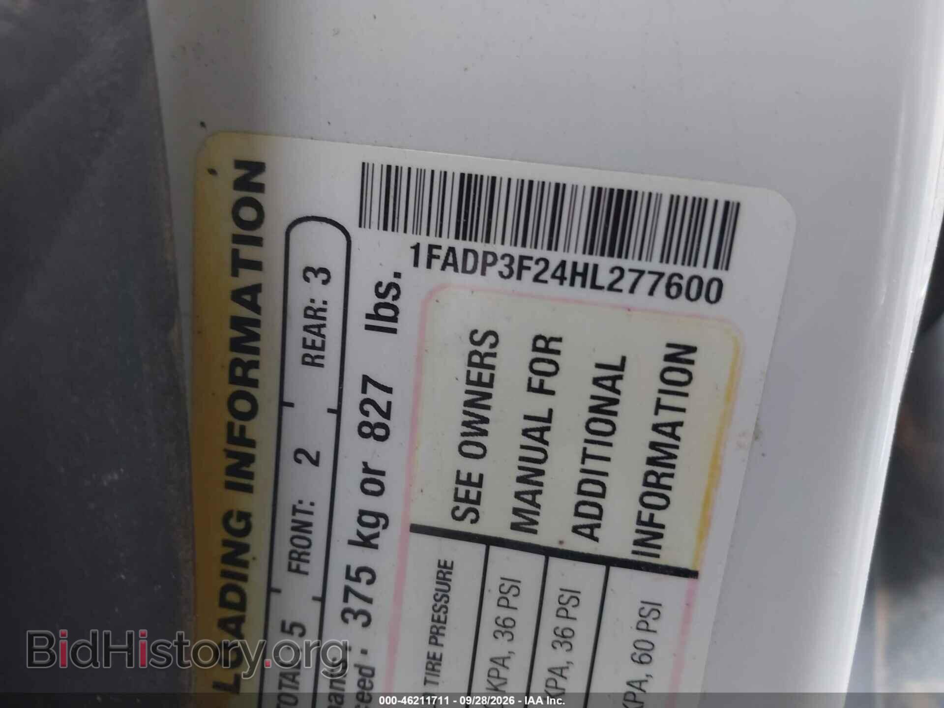 2017 FORD FOCUS - VIN: 1FADP3F24HL277600 - Photo 9