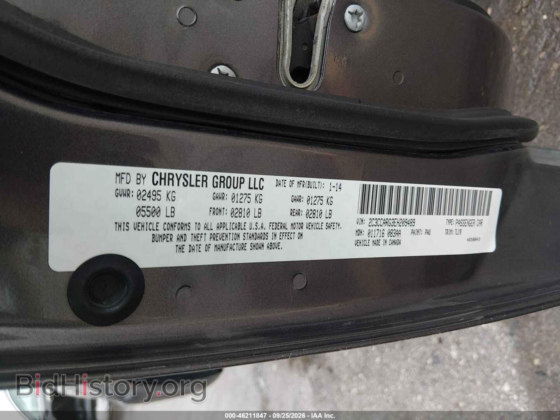 2014 CHRYSLER 300 - VIN: 2C3CCARG3EH209489 - Photo 9