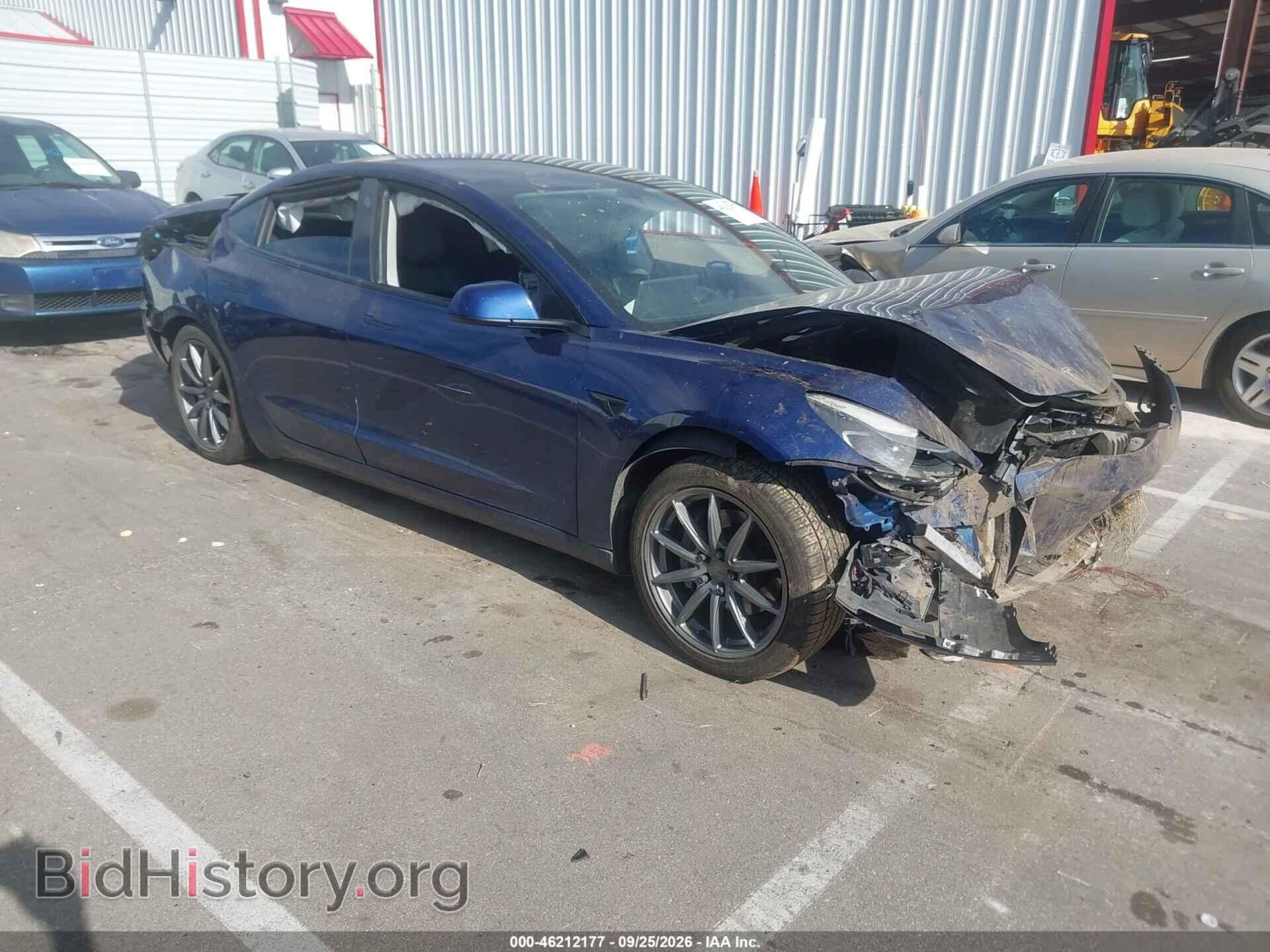 Photo 5YJ3E1EA5NF189355 - TESLA MODEL 3 2022