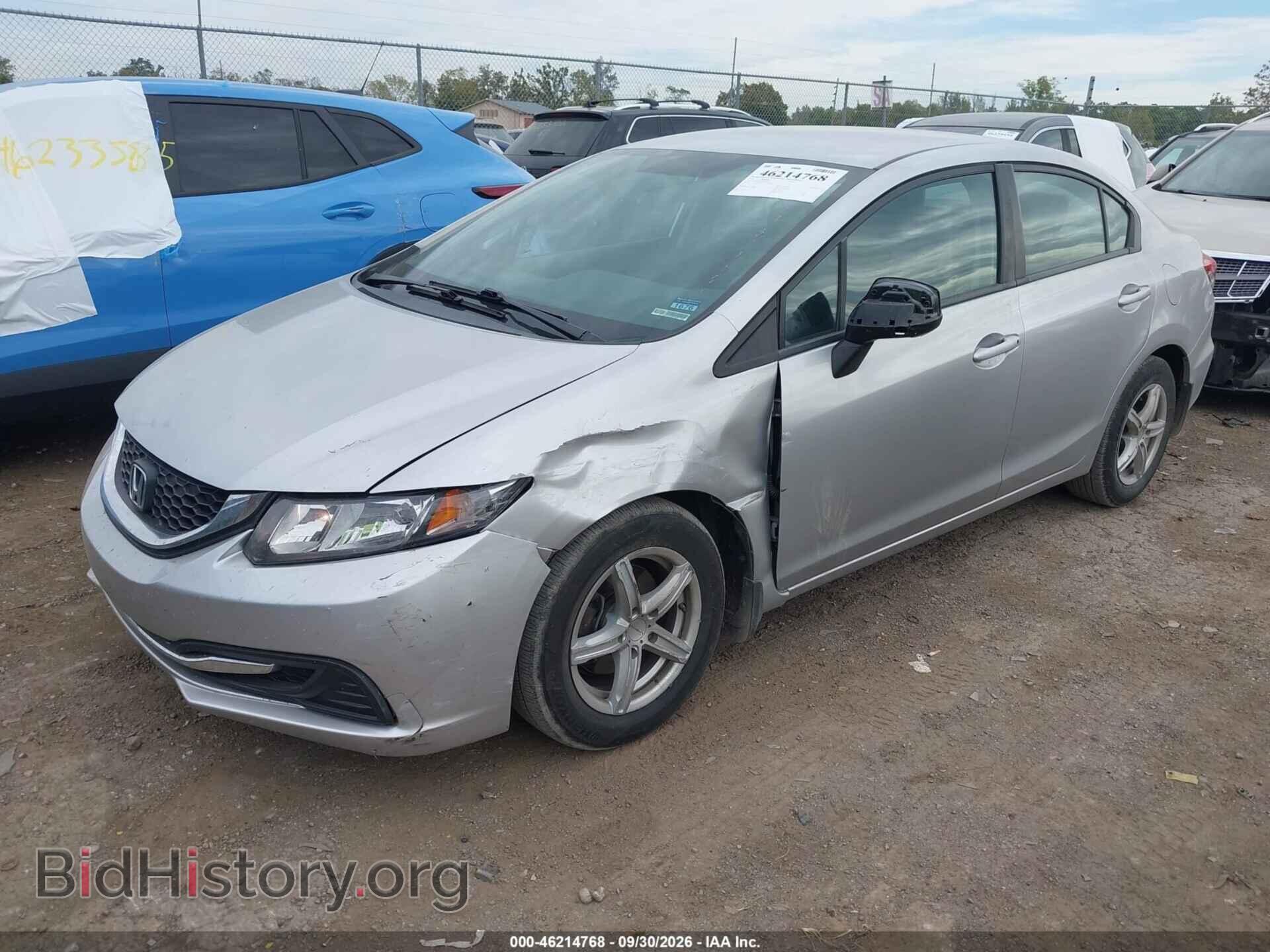 2013 HONDA CIVIC - VIN: 19XFB2F57DE045792 - Фото 2