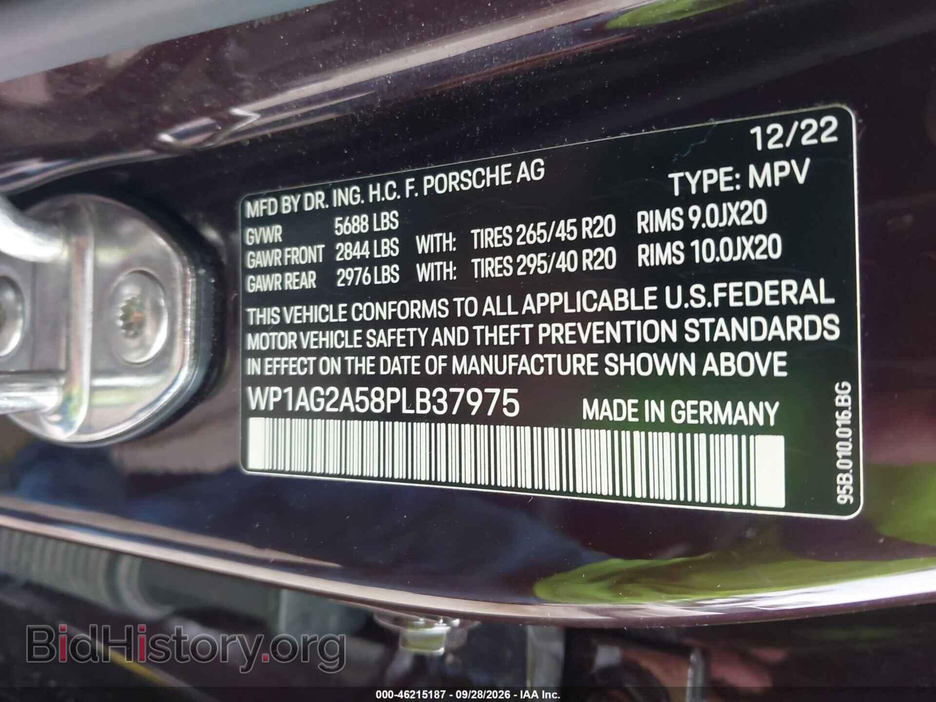 2023 PORSCHE MACAN - VIN: WP1AG2A58PLB37975 - Photo 9