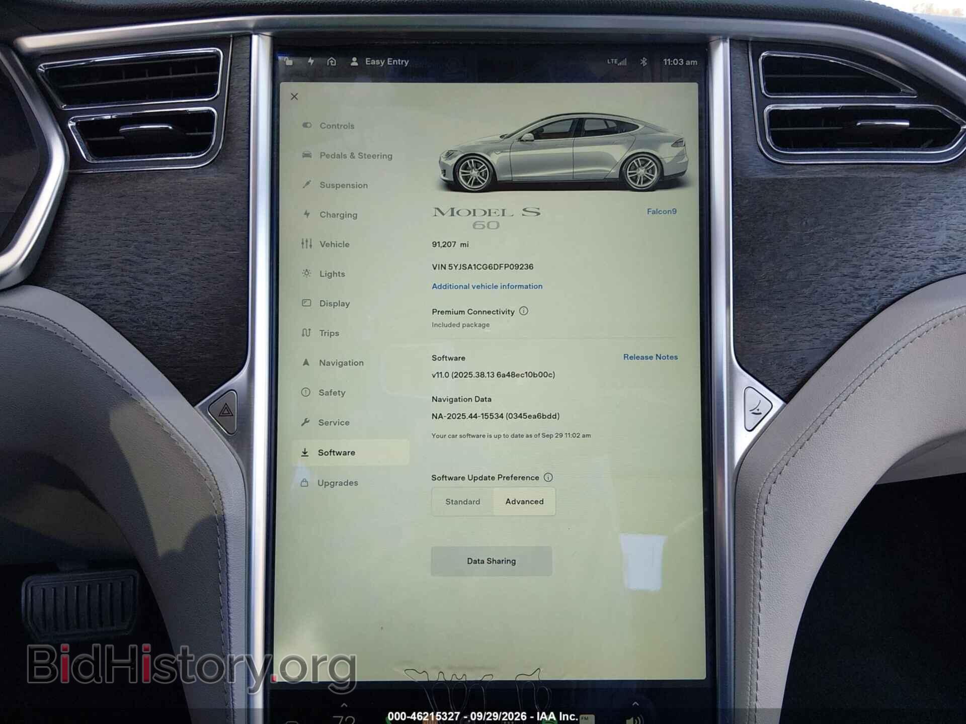 2013 TESLA MODEL S - VIN: 5YJSA1CG6DFP09236 - Фото 18