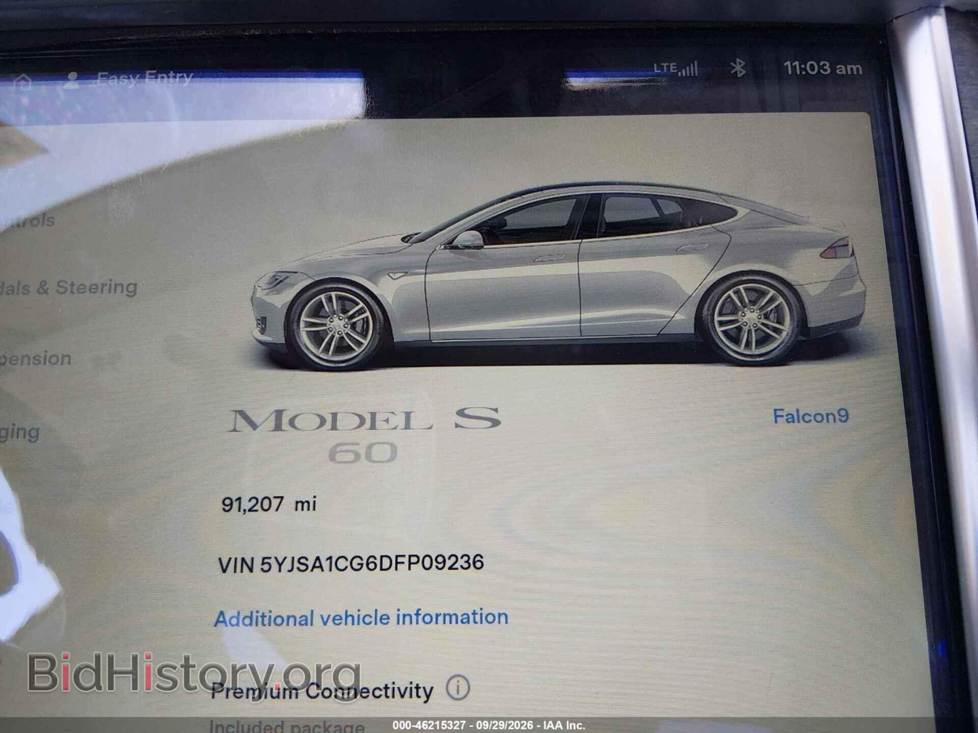 2013 TESLA MODEL S - VIN: 5YJSA1CG6DFP09236 - Фото 7