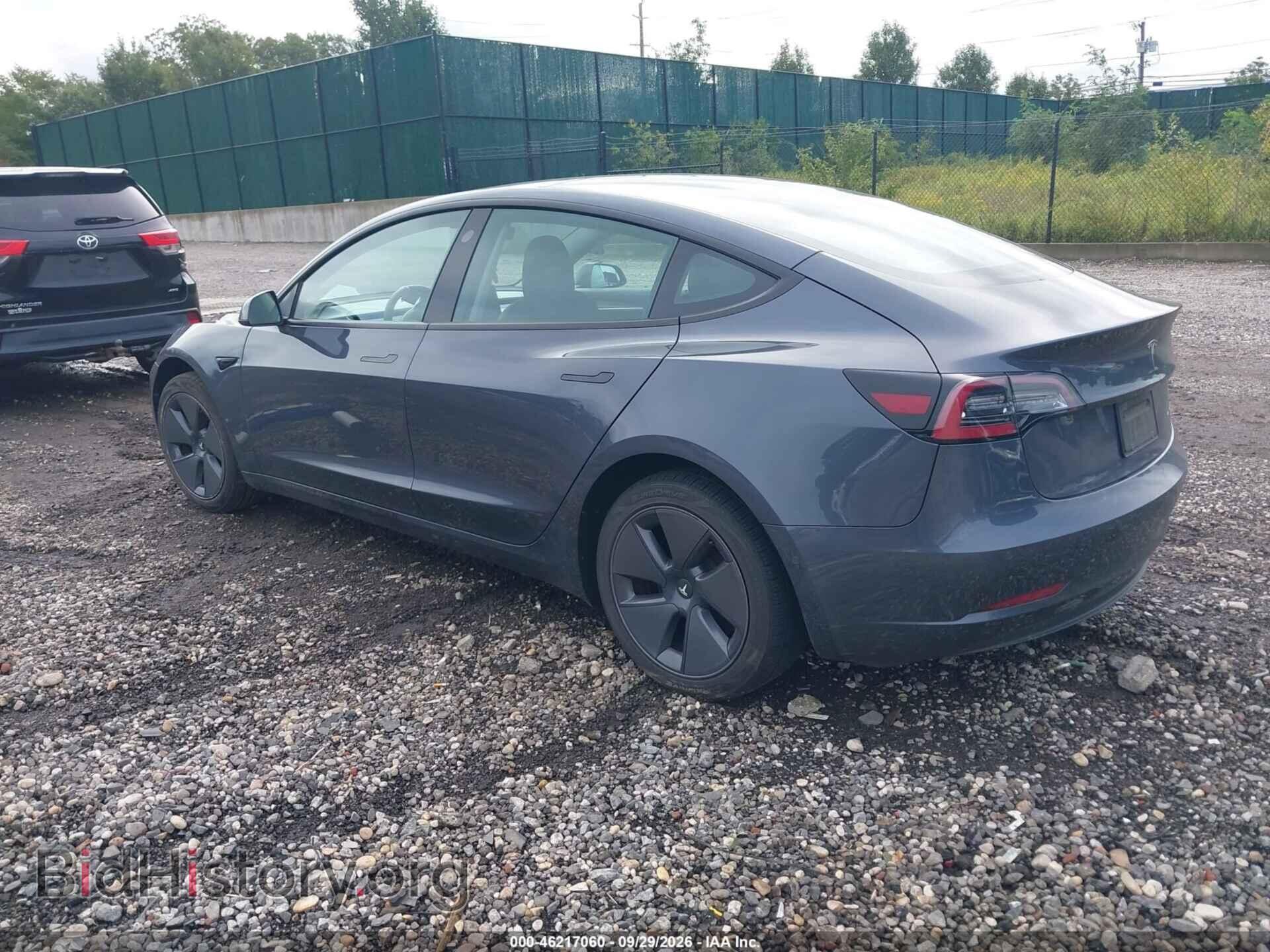 2022 TESLA MODEL 3 - VIN: 5YJ3E1EB8NF317984 - Фото 3